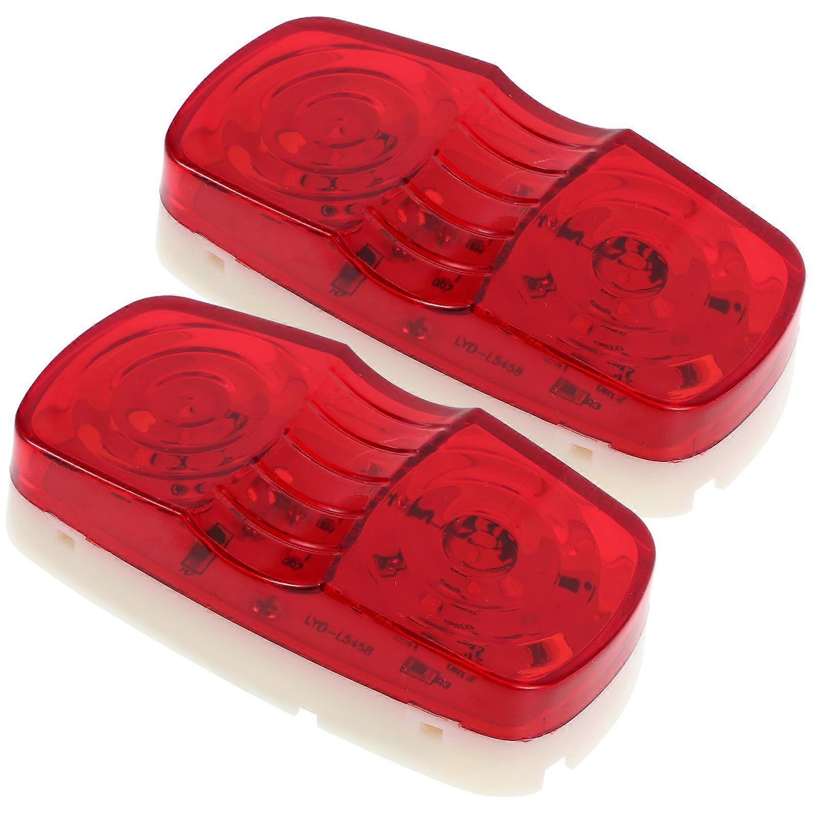 Plastic Car Side Marker Lights for Trucks 2Pcs High Brightness Lighting
