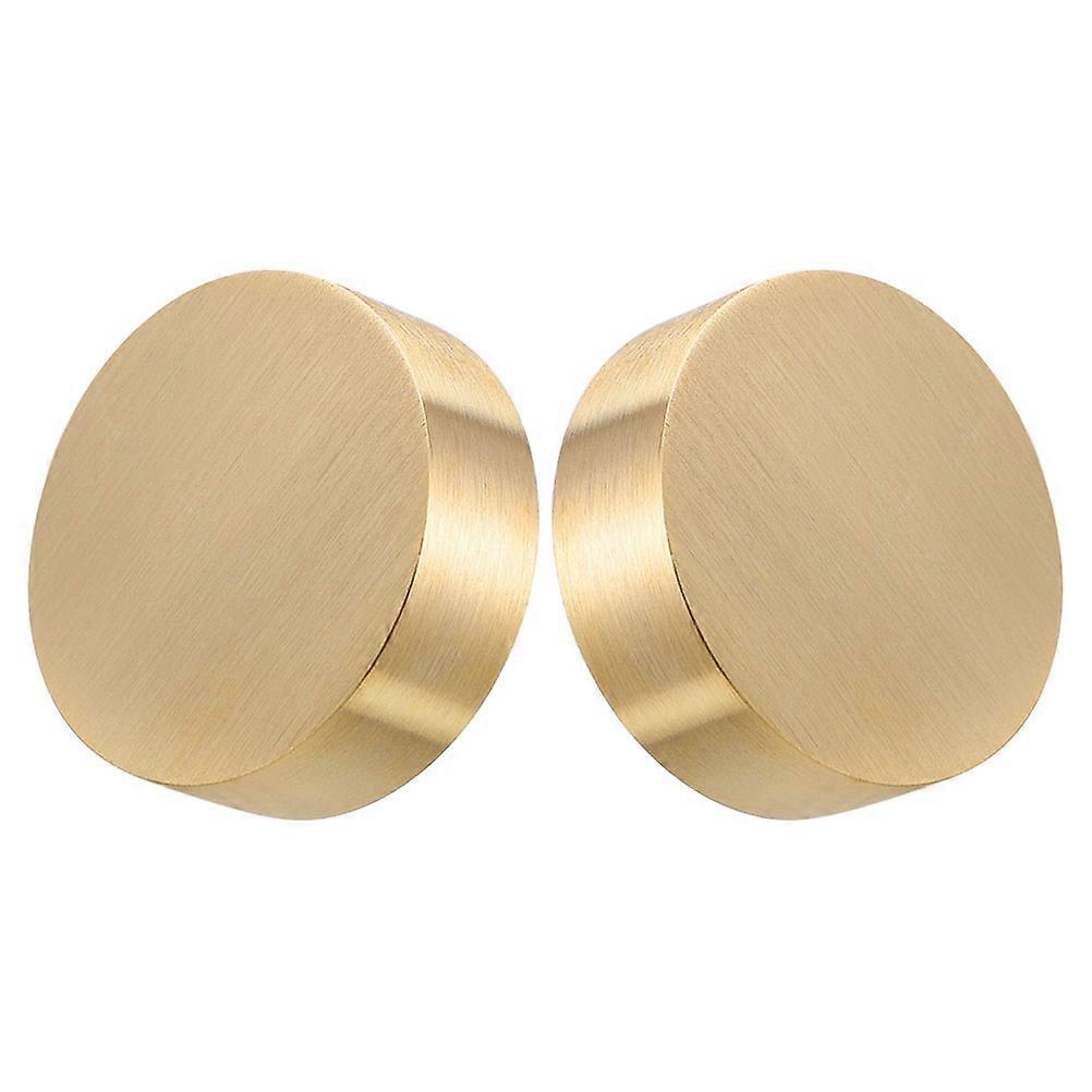 Classic Brass Round Paperweight for Calligraphy and Writing 6Pcs