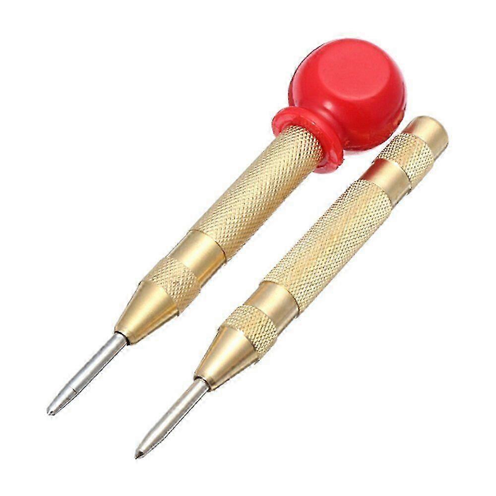 Drillpro 6mm Automatic Center Pin Punch Spring Loaded Marking Starting Holes Tool 2025