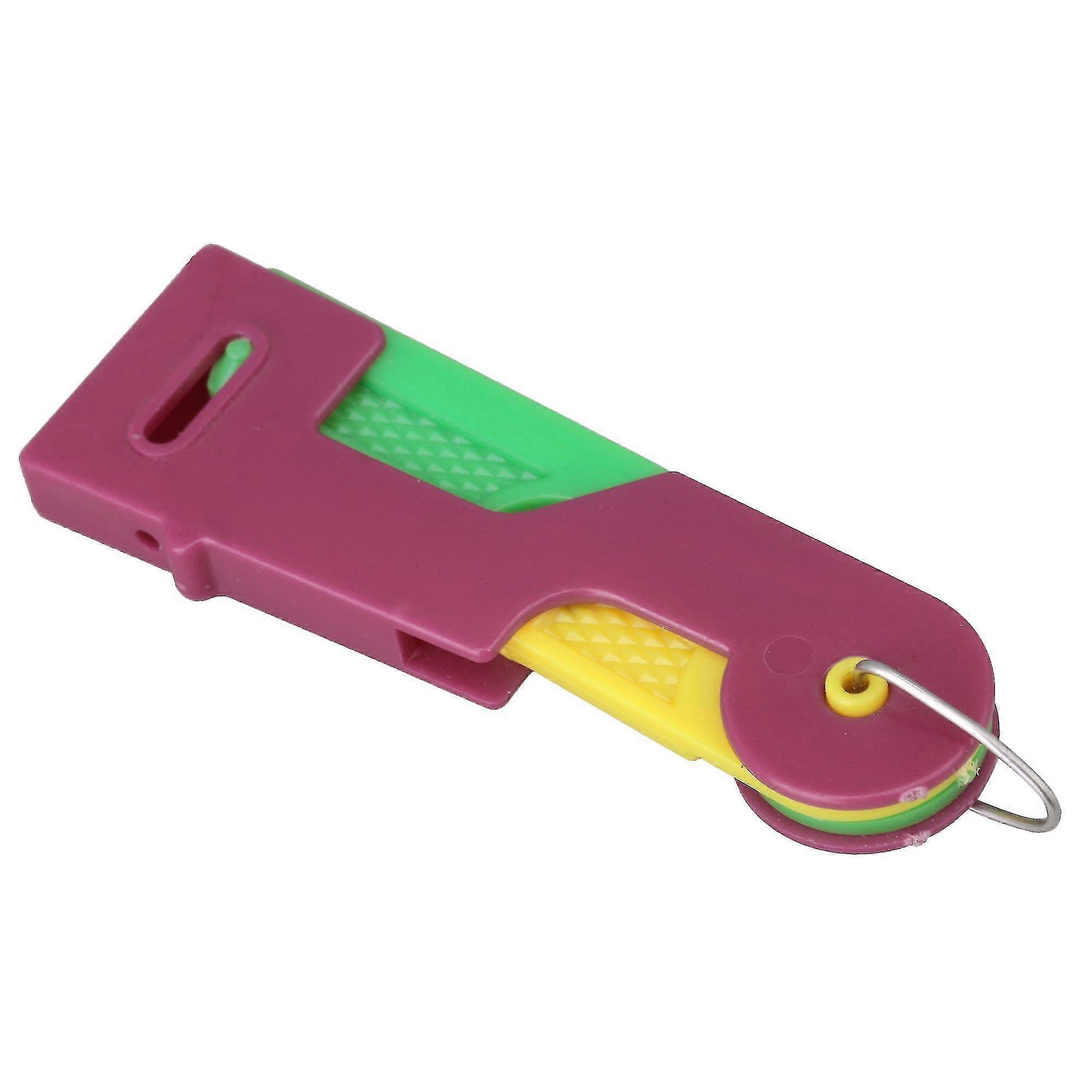 Sewing Machine Replacement Parts Small Sewing Automatic Threader With A Ring For Elderly Use Purple