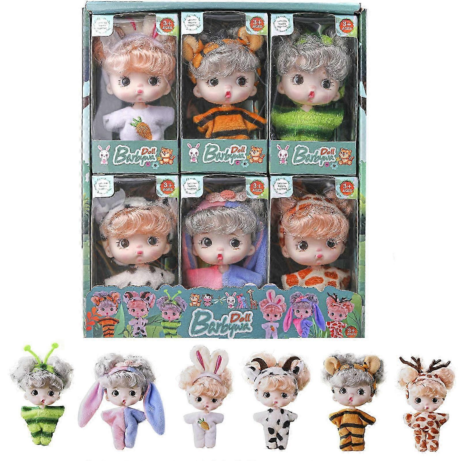 Mini poupée mignonne, jouet à main, imitation bébé, pu373 2025