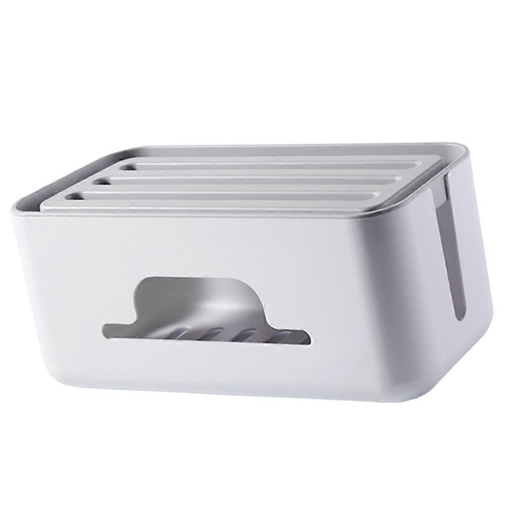 Cord Organizer Case Wire Tidy Holder Protect Wiring Board Pet And Child Safety HIPS Material Rectangular Room 31x14cm 1Pcs