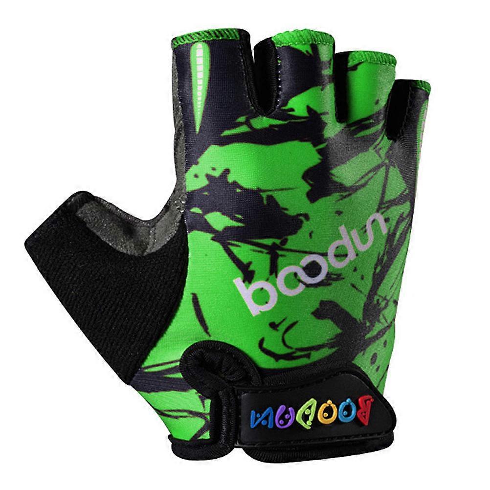 Children Cycling Gloves Half Finger for Shockproof Use