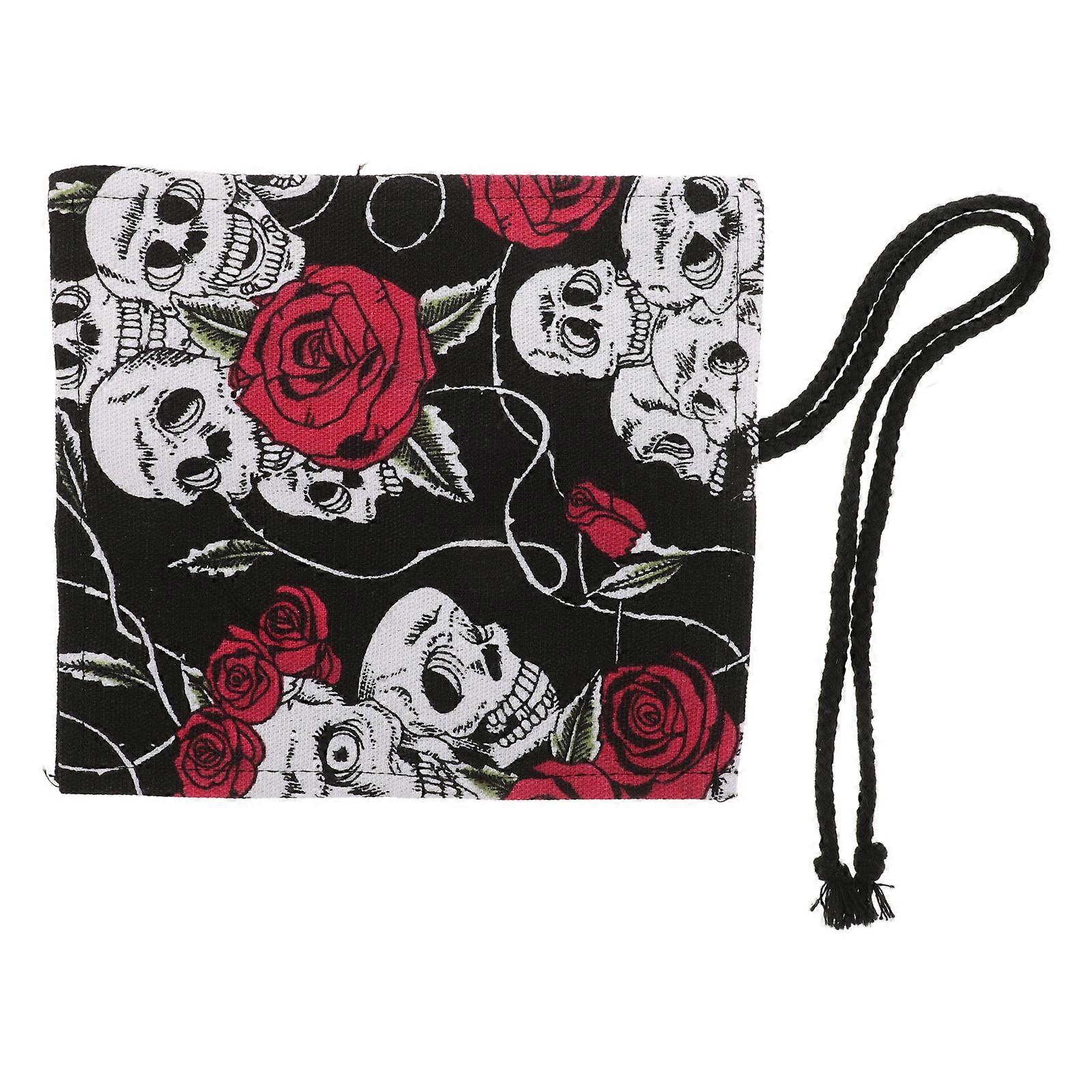 Portable Pencil Organizer 5Pcs Roll Up Pouch With Assorted Color Ideal For Students And Artists Convenient For School And Drawing Use