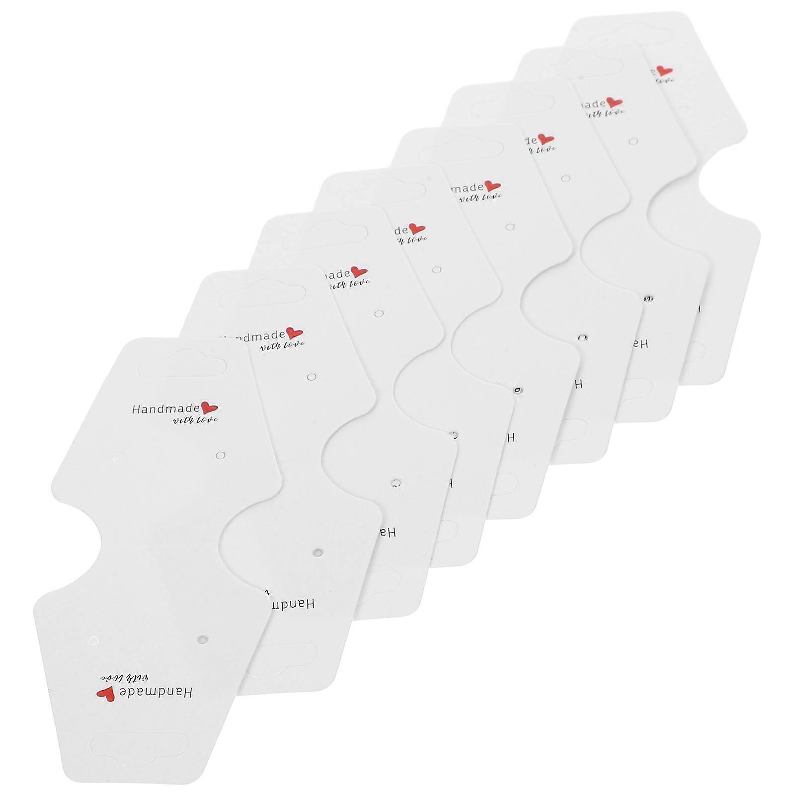 Simple Jewelry Storage Cards 1200 Pcs Suitable For General Public Crafts Display White Color Organizational Function