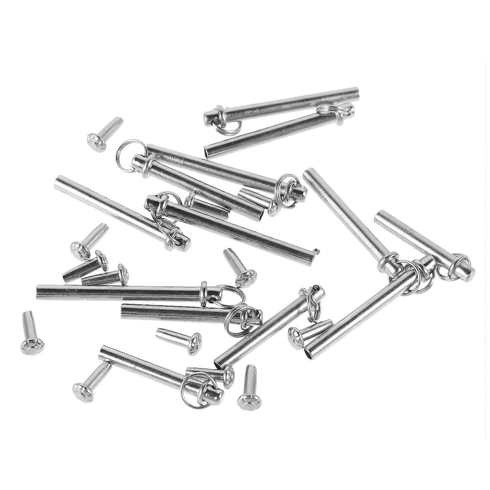Folding Fan Replacement Rivet Handheld Folding Fan Repair Kit Stainless Steel Folding Fans 13 Sets