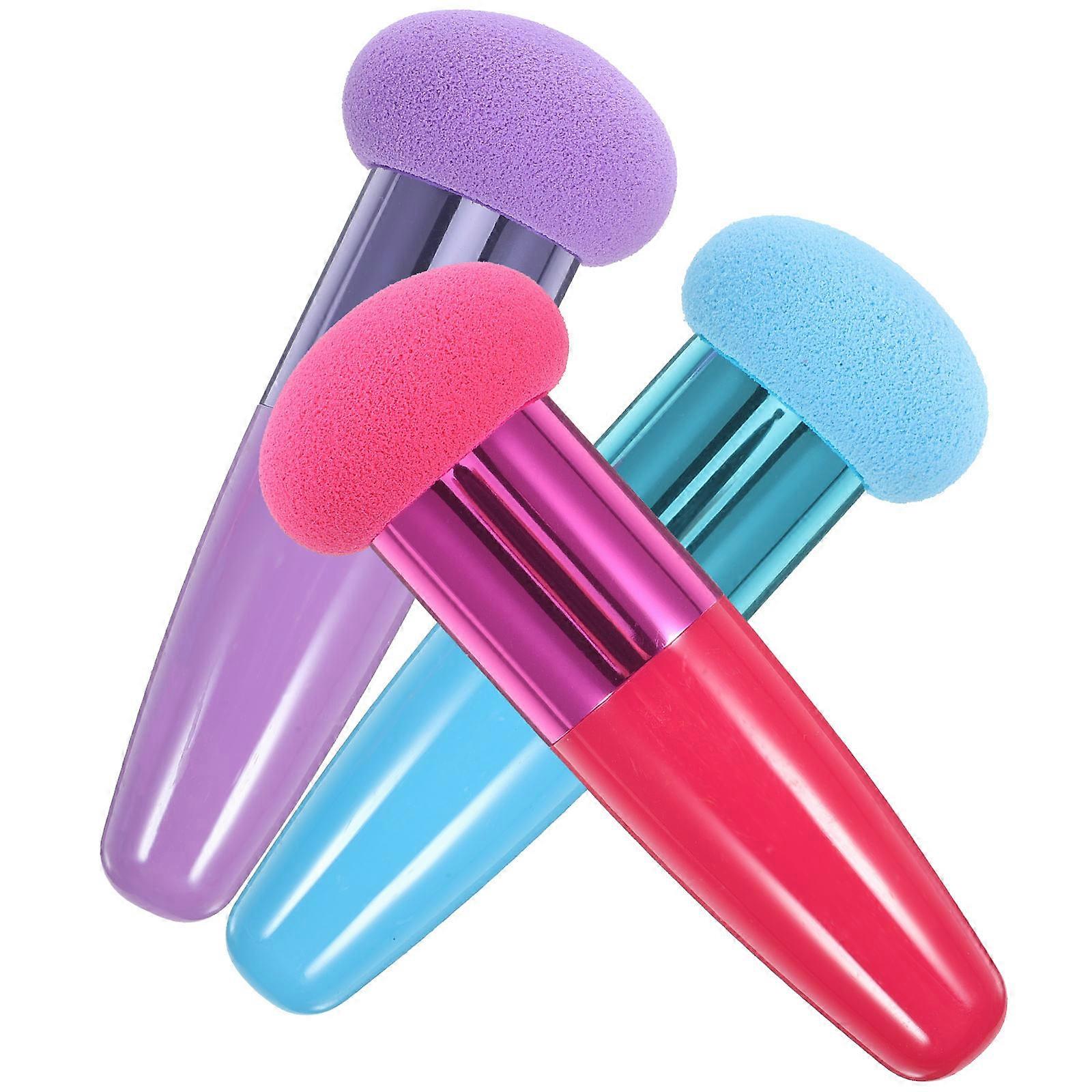 Makeup Brush Tools Mushroom Head Sponge for Women Foundation 3Pcs