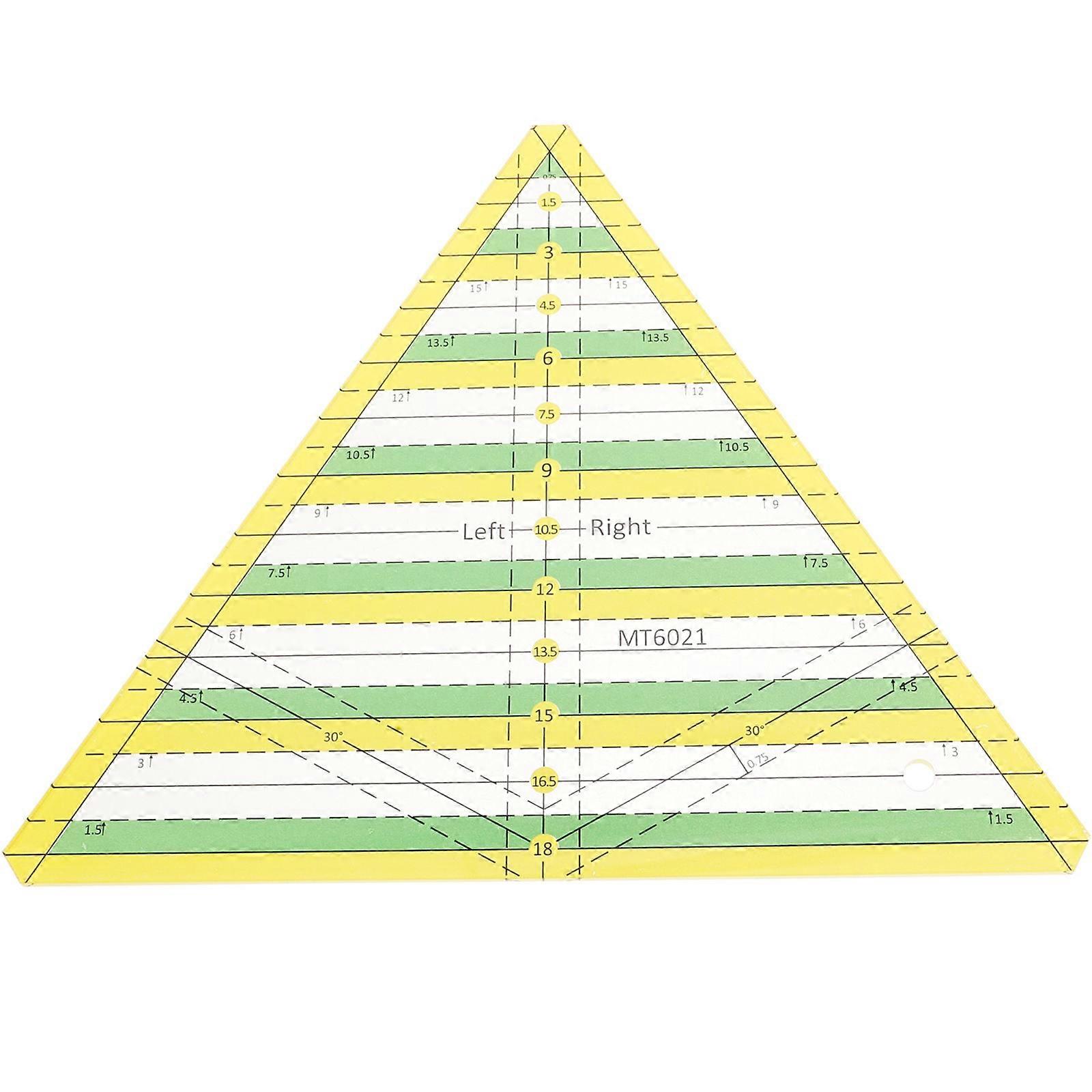Rectangular Sewing Ruler Suitable For Professionals Measuring Quilting Craft 22.50X19.50X0.20CM 1Pack
