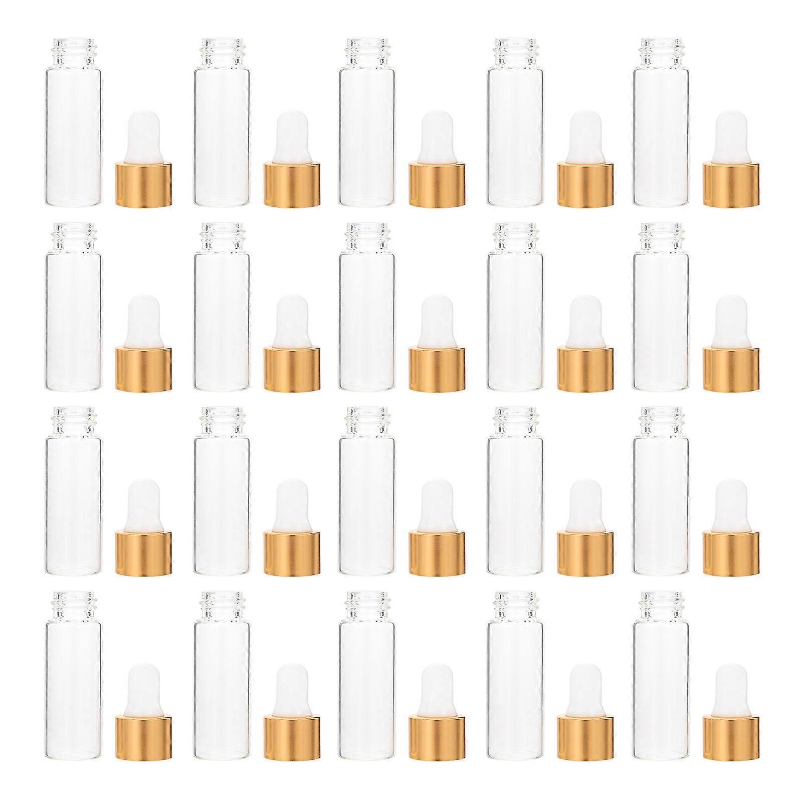 Transparent Mini Bottle Essential Oil Bottle for Storage Use 200Pcs