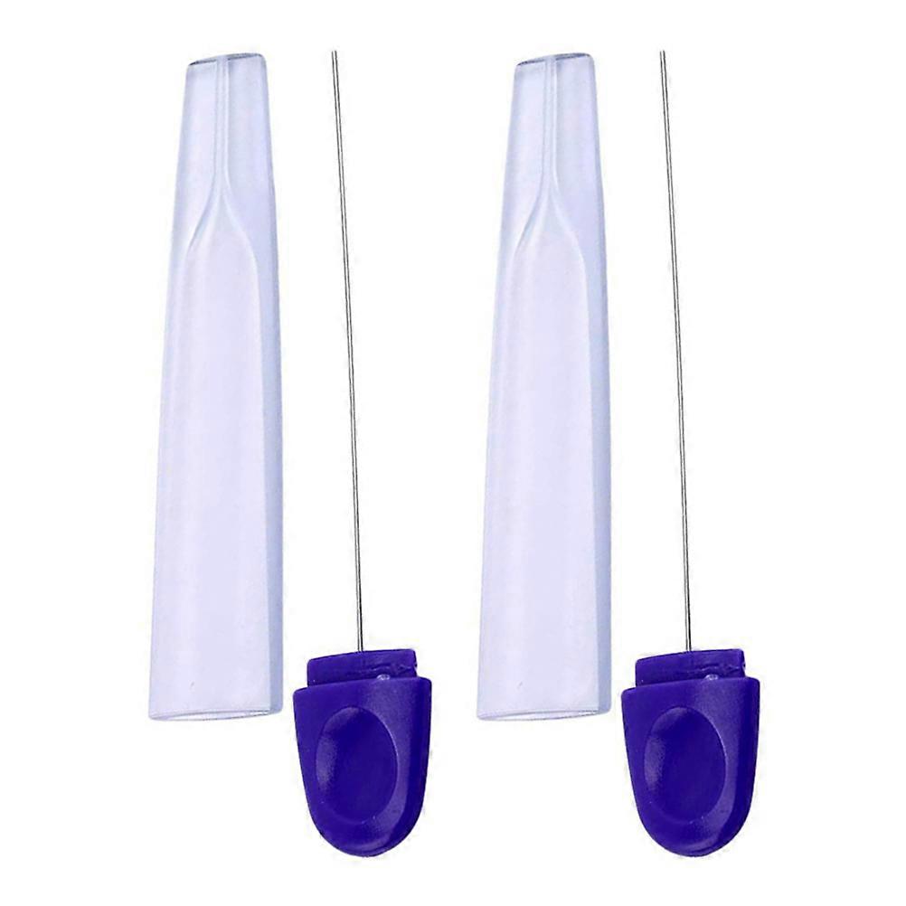 Cake Probe Stainless Steel for Kitchen 4Pcs Blue DIY Baking Pins