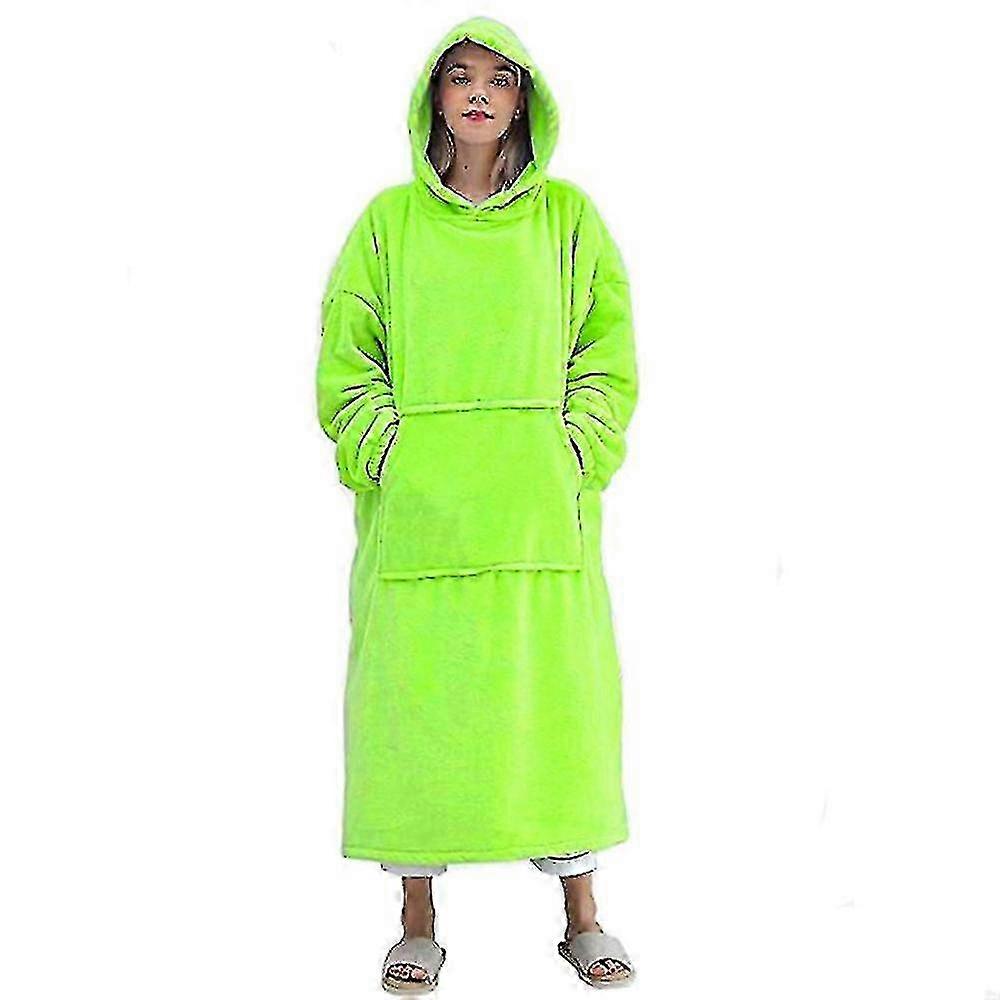 Moletom com capuz e cobertor quentinho para mulheres e homens - Moletom aconchegante