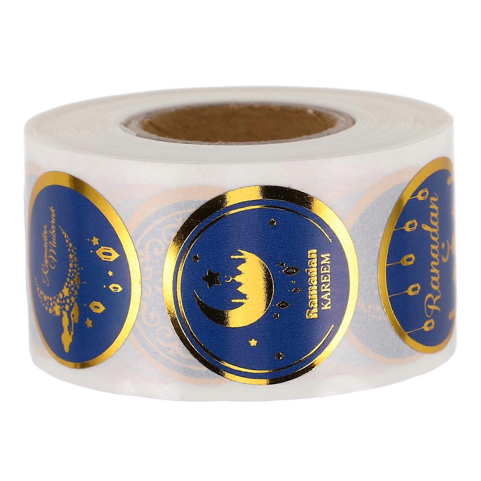 Eid Stickers 2500 Pcs Round Ramadan Decorations For DIY Enthusiasts Bringing Joy To Festivals