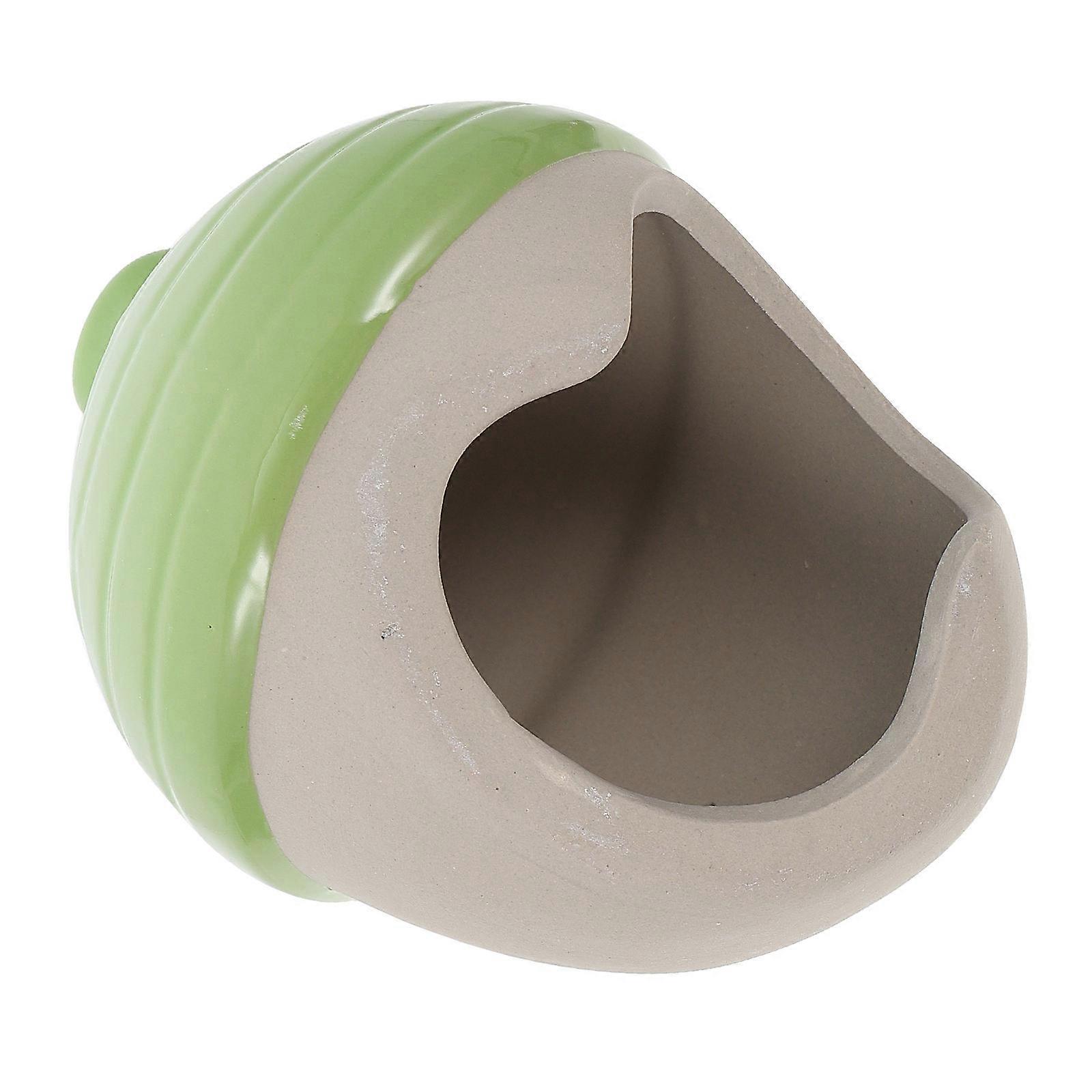 Cooling Hamster Nest Ceramic Pet Hideout Hut for 2Pcs Small Pets