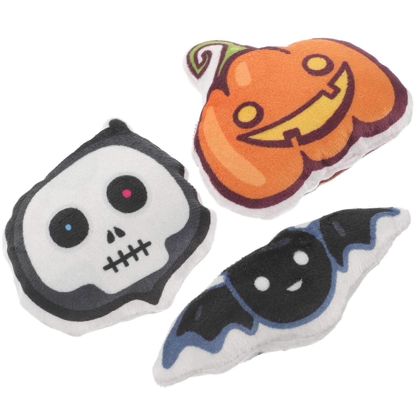 Interactive Halloween Cat Toy Plush Cat Chew Toys for 9Pcs Set