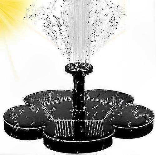 Solar Powered Fountain Pump for Ponds and Water Features Floating Design