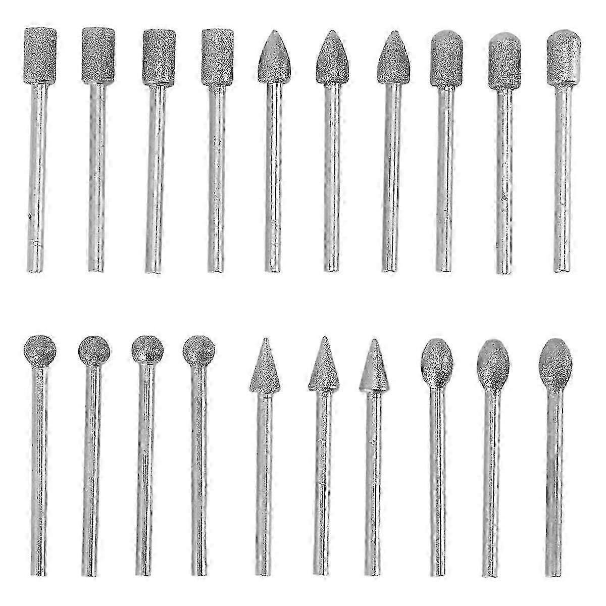 20PCS Stone Carving Set Grinding Bit Set