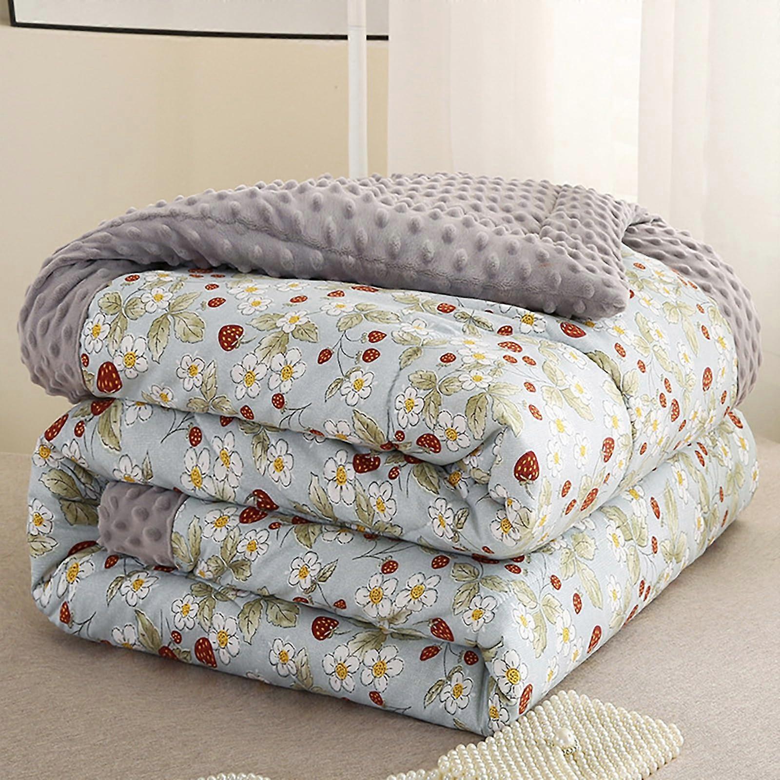 Comforter Queen Size 150x200cm Four Seasons Down Alternative Soft Lightweight Bedding Set Color 6 2kg