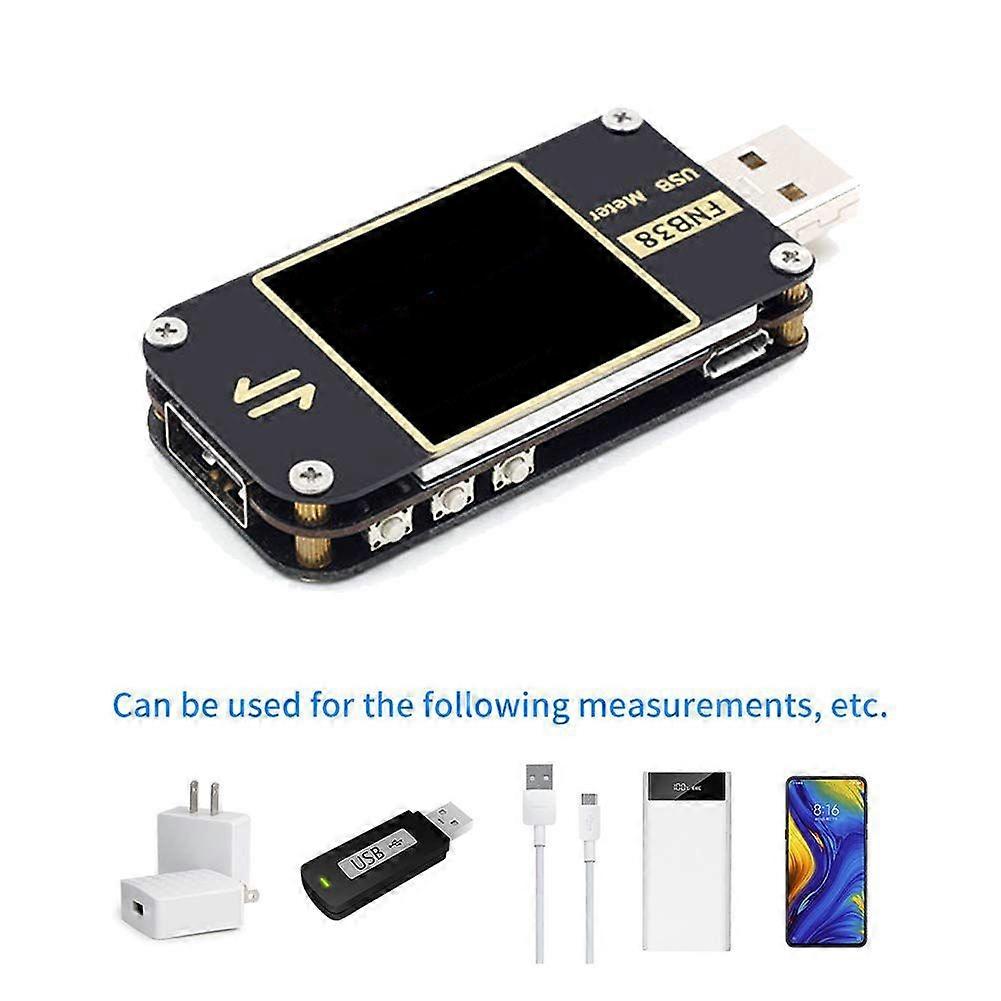 USB Power Meter Tester for QC4+ PD3.0 2.0 Fast Charging Protocol