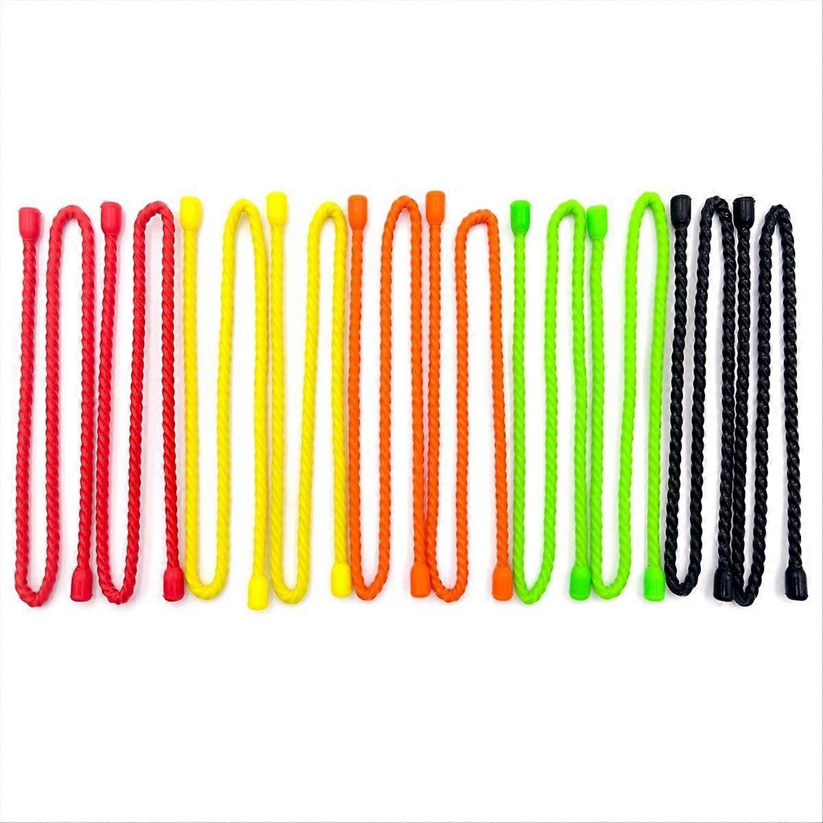 18Inch Silicone Cable Ties-Reusable Twist Ties Bendable Cable Ties