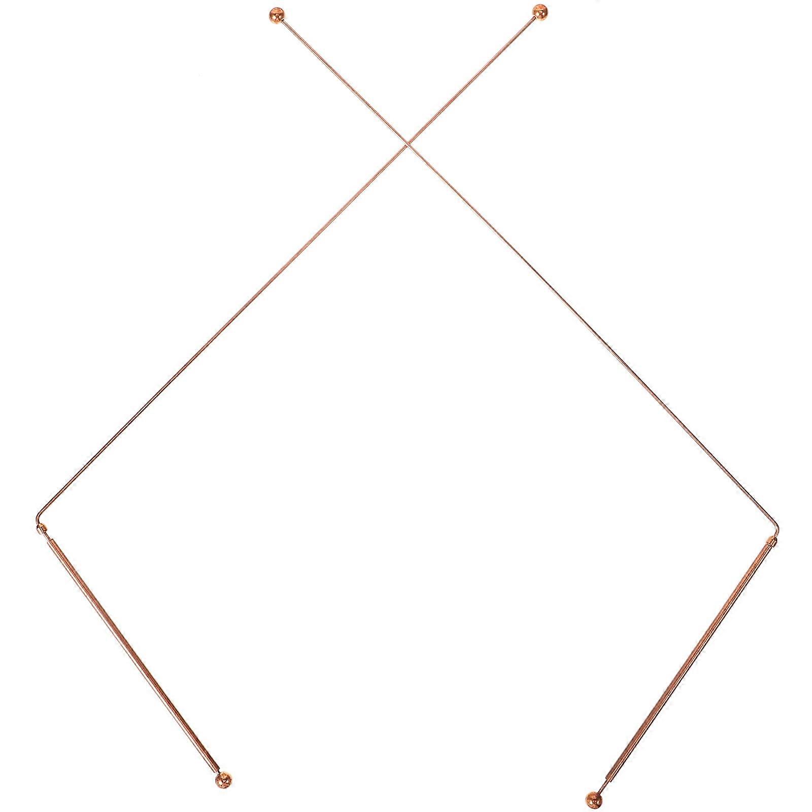 Masteelf 2Pcs Dowsing Rod Copper Divining Rod Flexible Rotation Divining Tool Portable Dowsing Rod