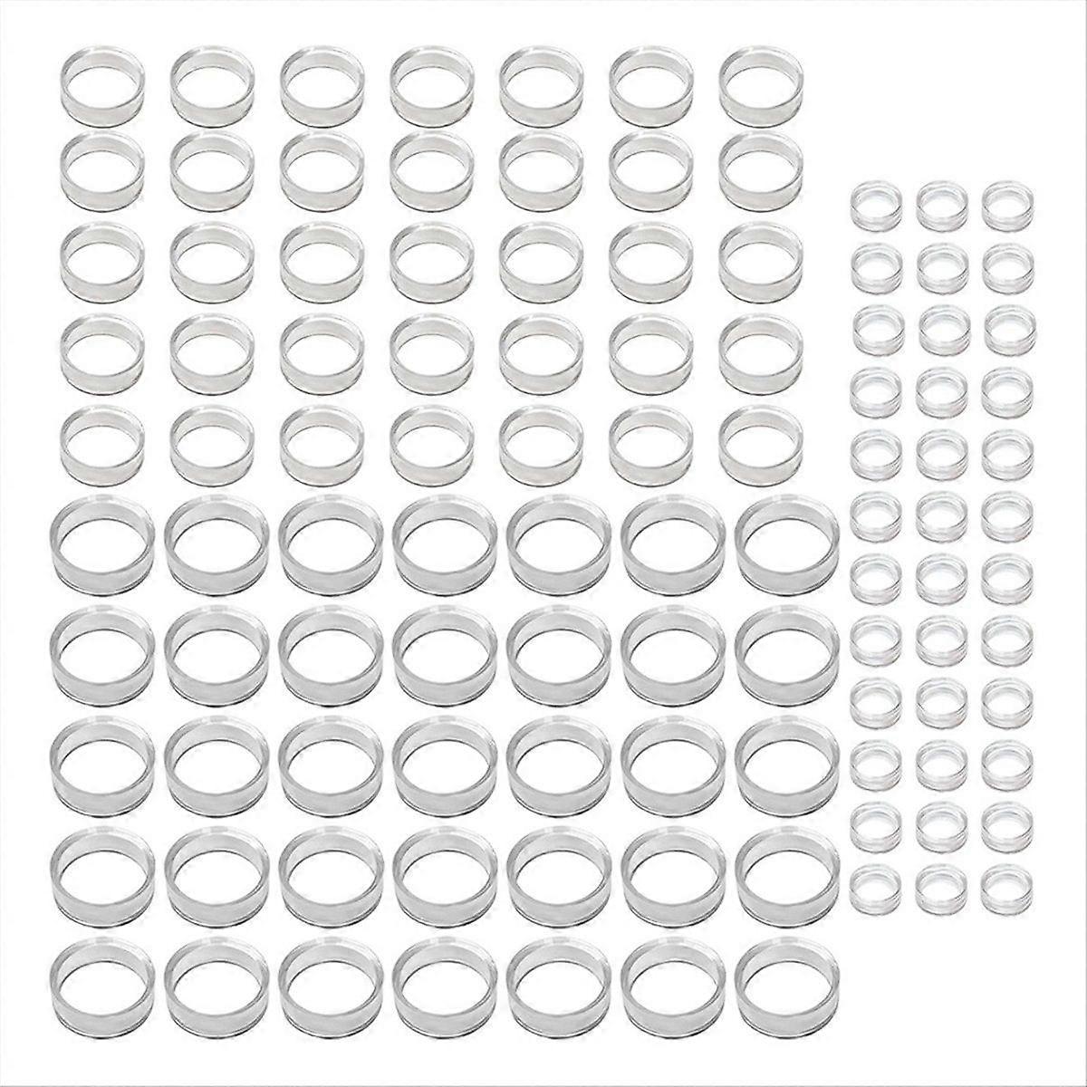 105 PCS (3 Sizes Each 35) Sphere Stand,Clear Mini Ball Stand