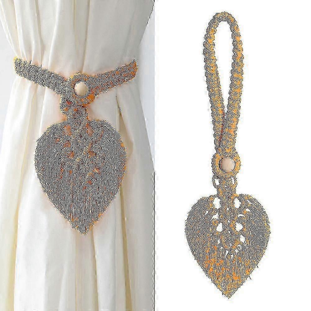 Boheme Gardin Tie Holdbacks - Gul, Hjem Stue Indretning