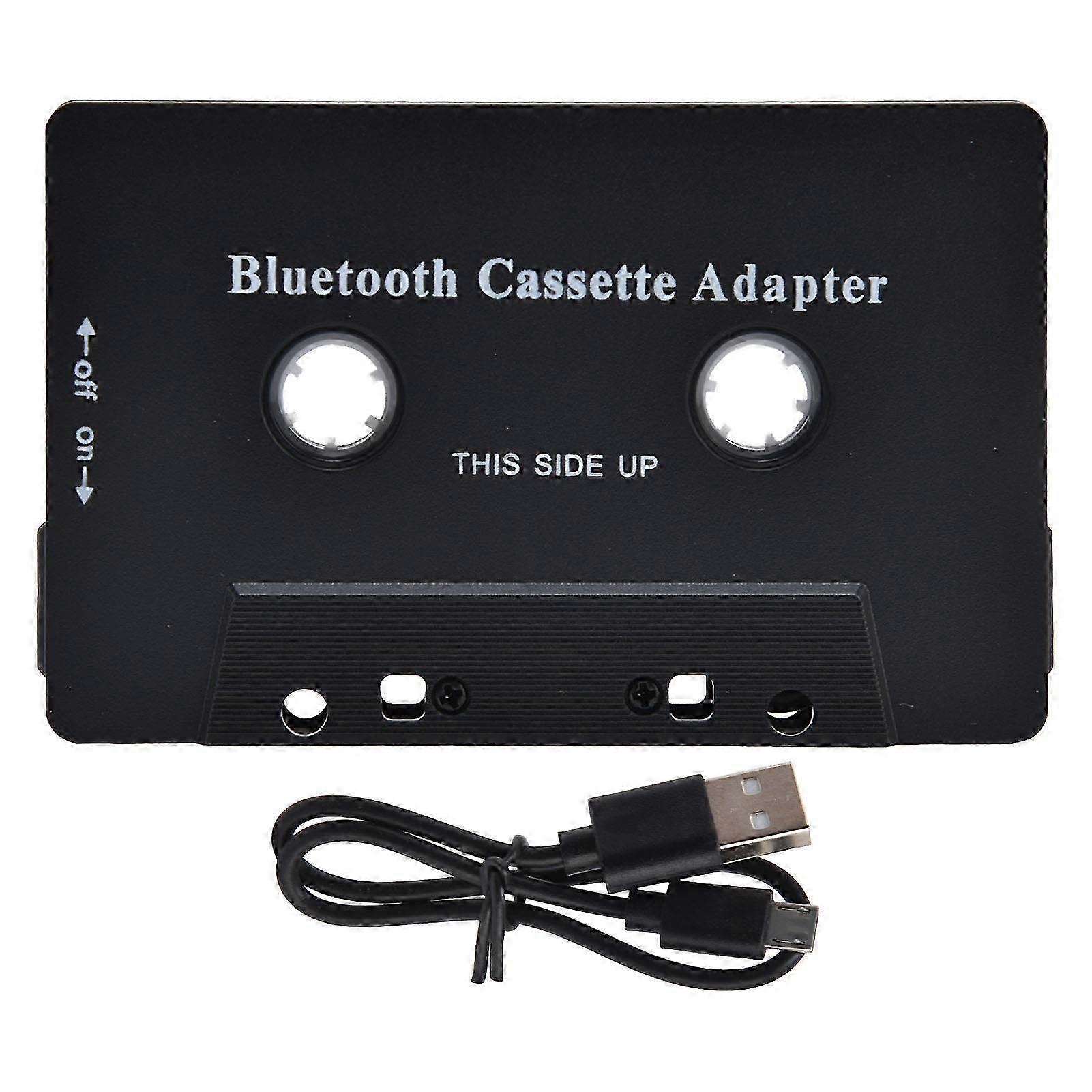 Wireless Car Cassette Player Adapter Car Bluetooth Cassette Receiver Converter with USB Cable 25-26s