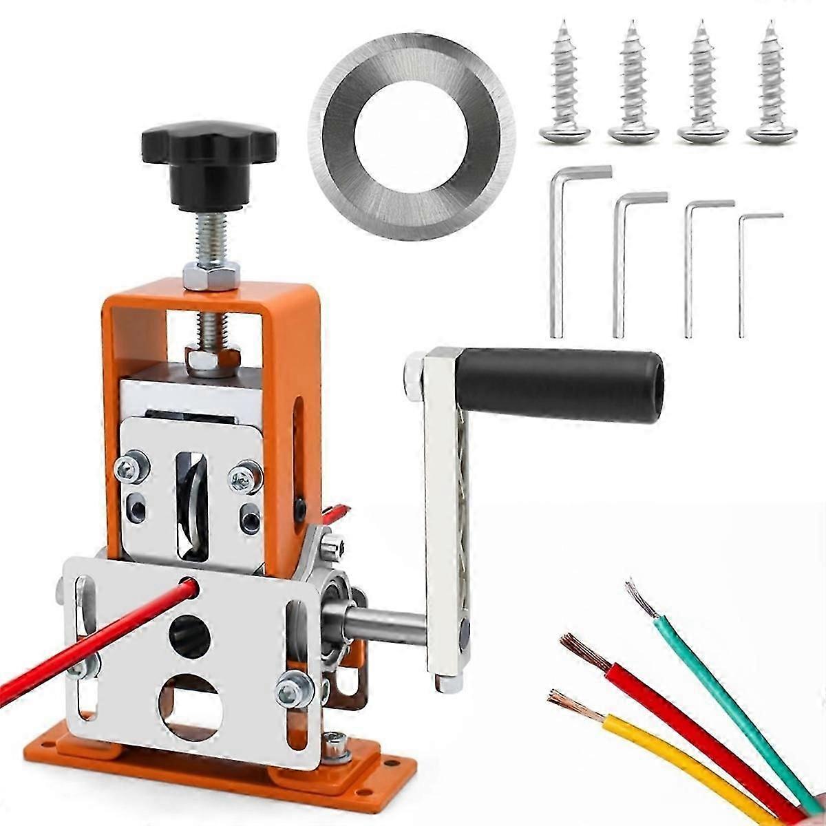 Manual Wire Stripping Machine Gauge Wire 0.06-1 Inches,Scrapping Copper Wire Peeler Machine, Wire St