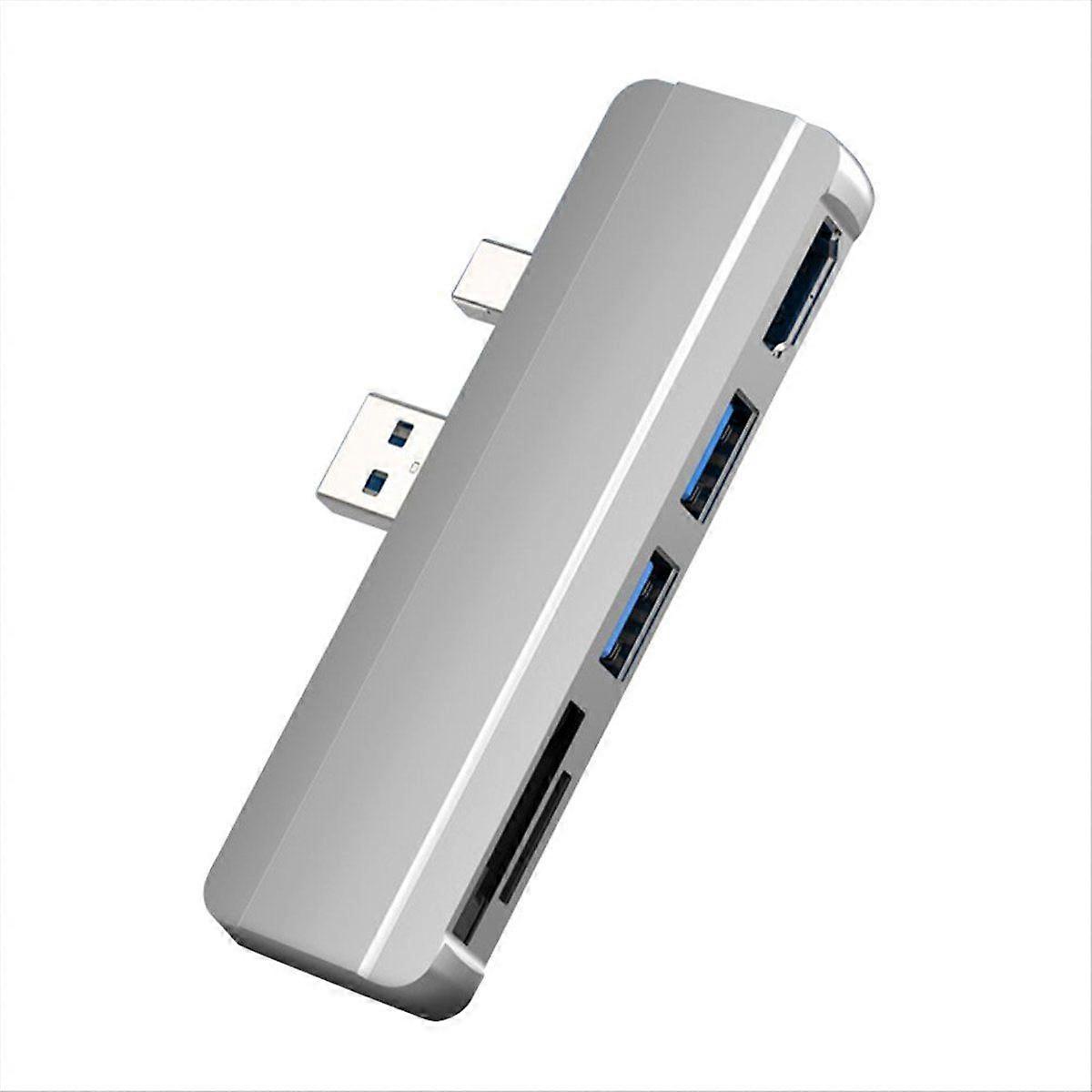 Multiport Expander 4K -Compatible USB 3.0 HUB Docking Station Memory Card Reader for Pro 4/5/6