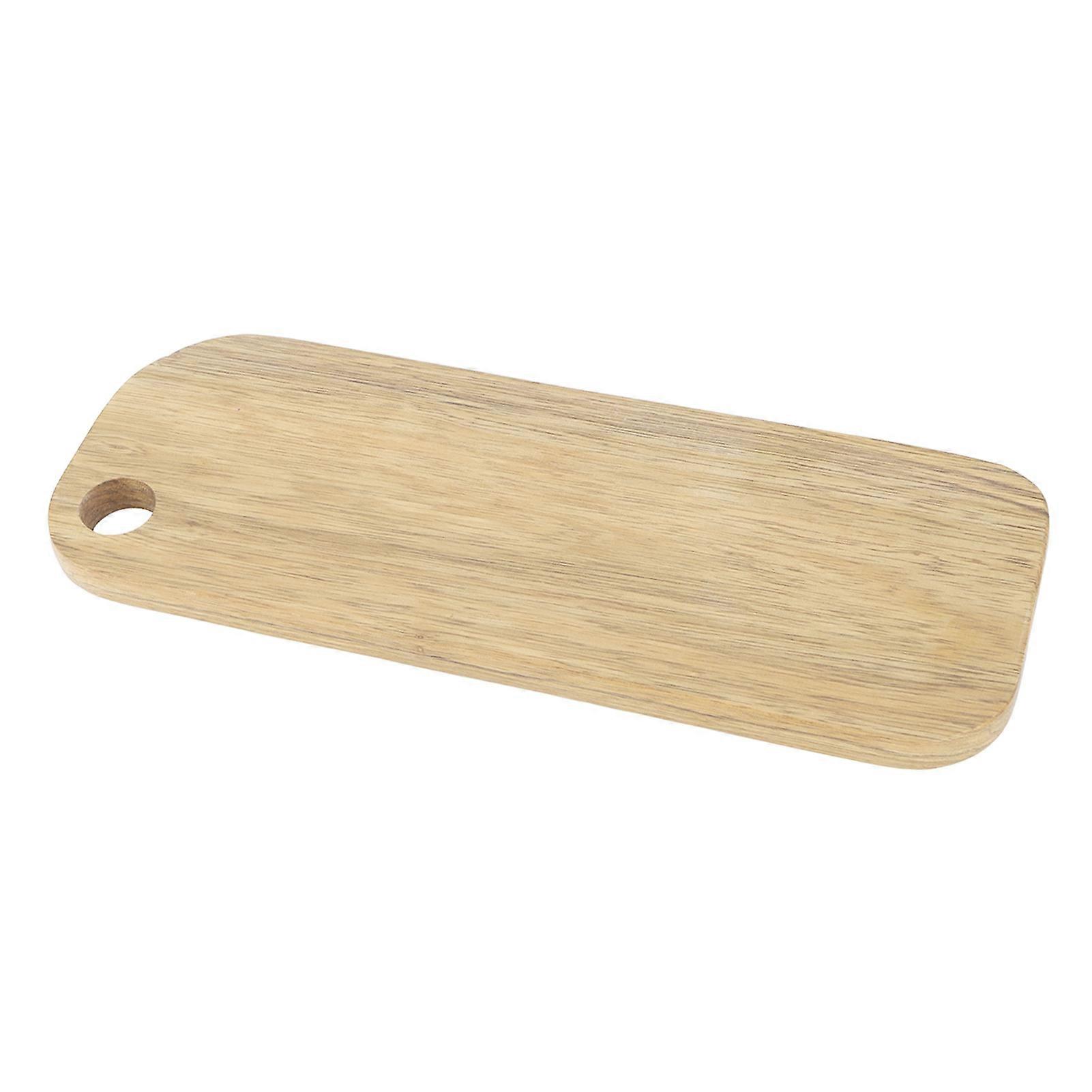 Wood Cutting Board with Hanging Hole Wood Chopping Board for Bread Pizza Vegetable Fruits Cheese Serving Zebra Wood Rectangular L 