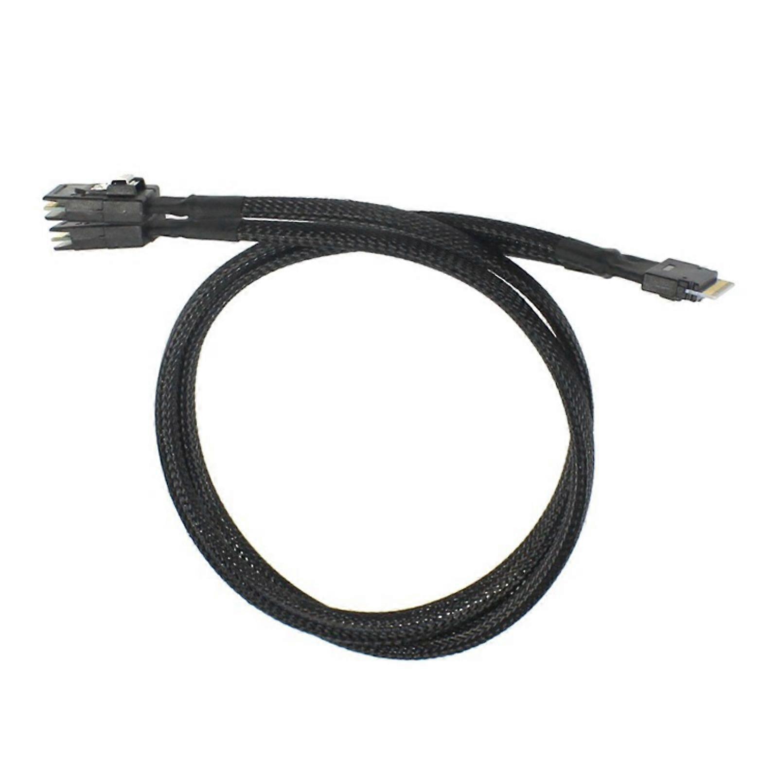 Professional Slimlines SFF8654 8i to 2xMini 36Pin SFF8087 Cable for Data Storage Solution Data Center Cabling Multicolor