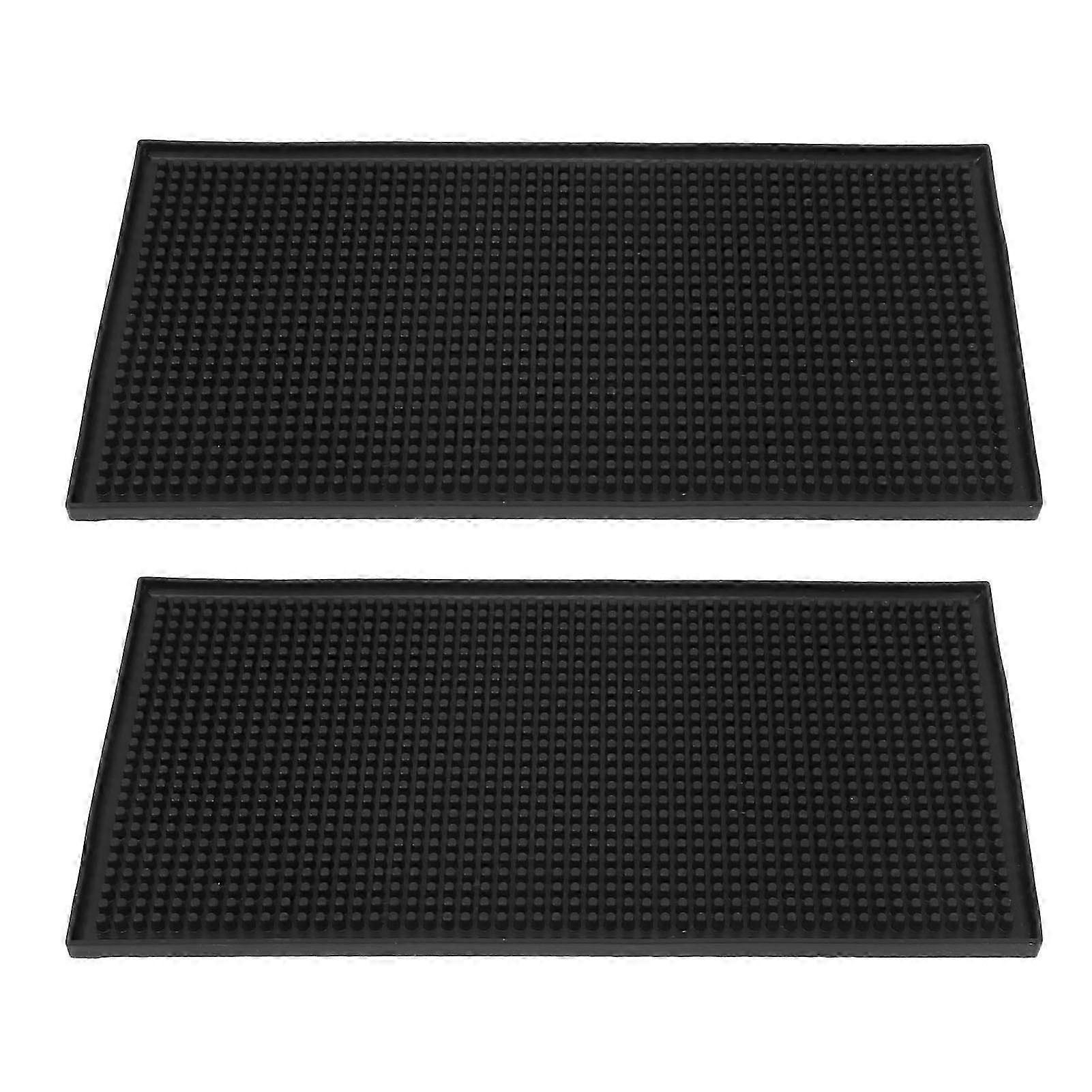 Rectangle Placemat for Dish Drying - Soft Thick PVC & Washable Kitchen Mat