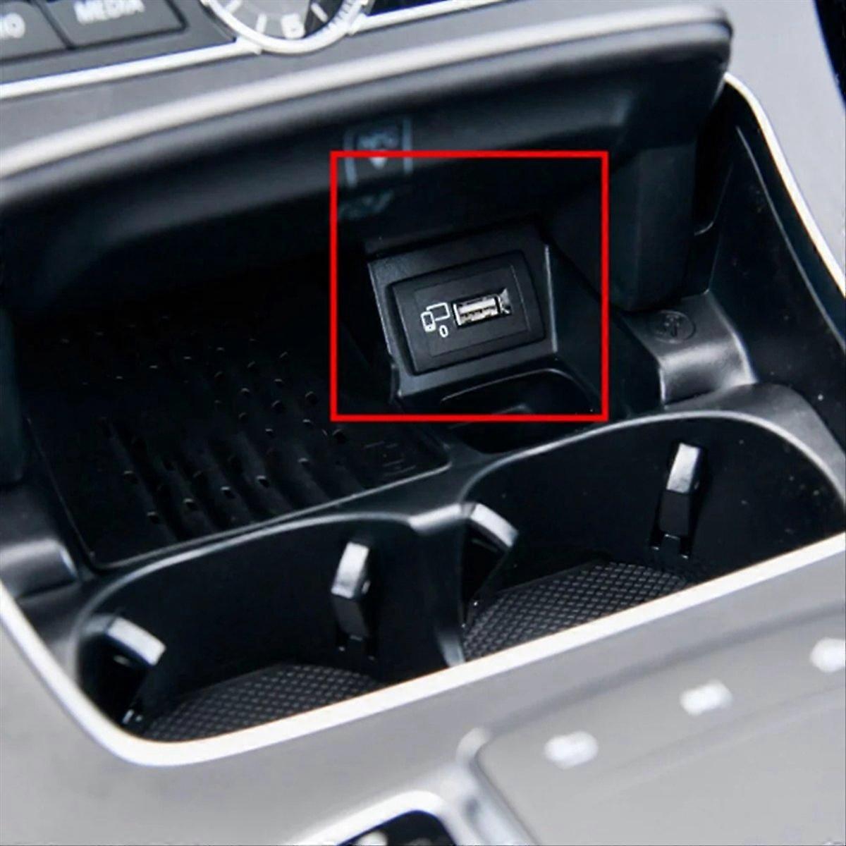 A2138203200 USB Port Connecting Unit for Mercedes Benz E CLS AMG GT Front Ashtray USB Interface 2138
