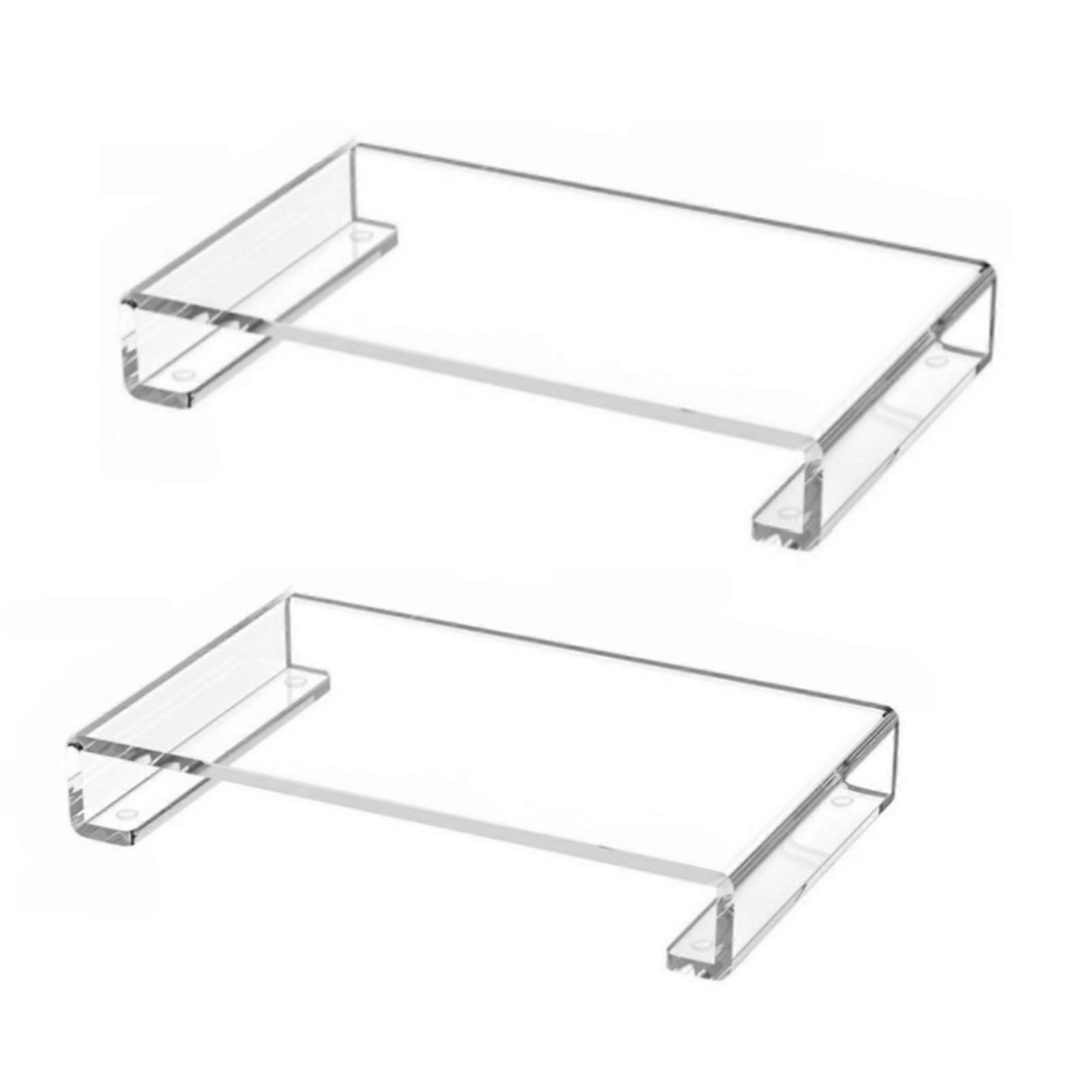 Multipurpose Sturdy Acrylic Display Stand for Home Storage Solution Suitable for Various Rooms and Easy Maintenances Multicolor