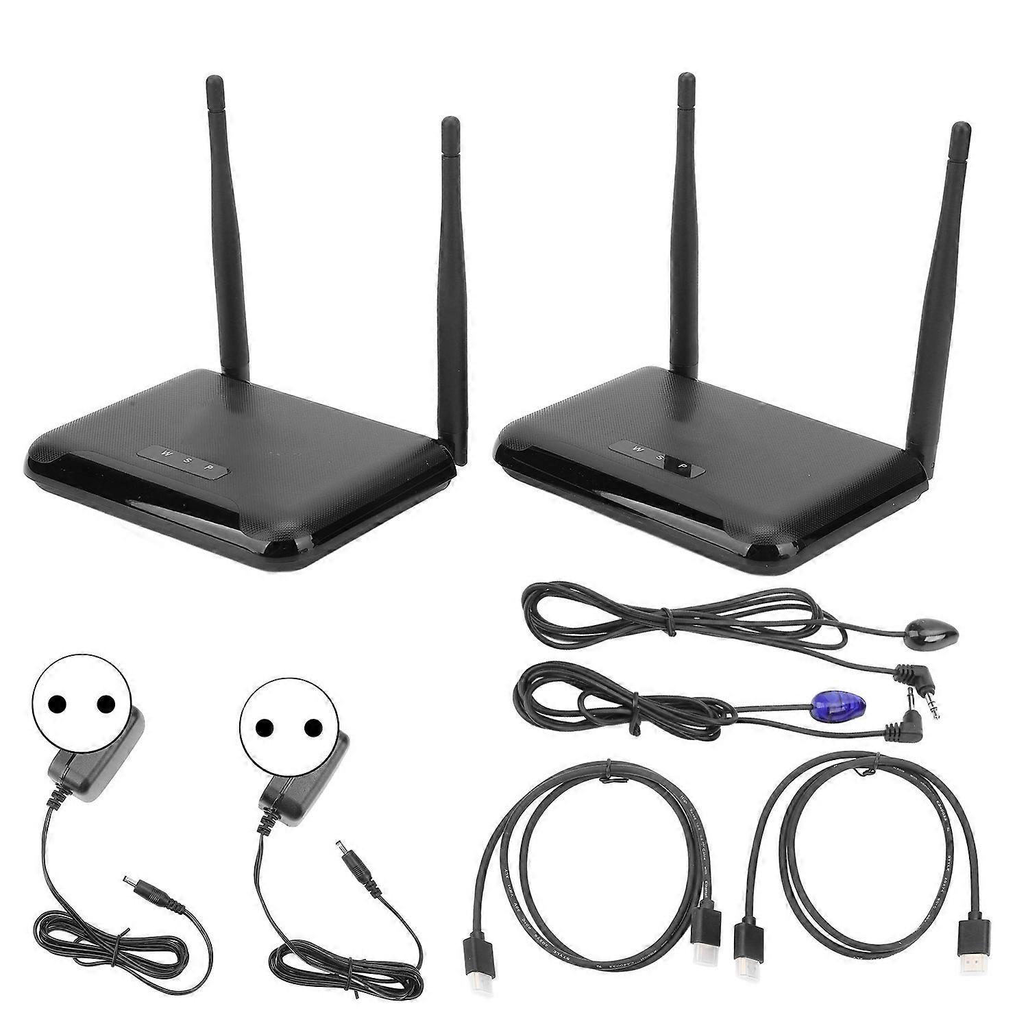 HD Multimedia Interface Expander WIFI Wireless Stereo Audio Video Receiver Transmitter 100‑240V EU P