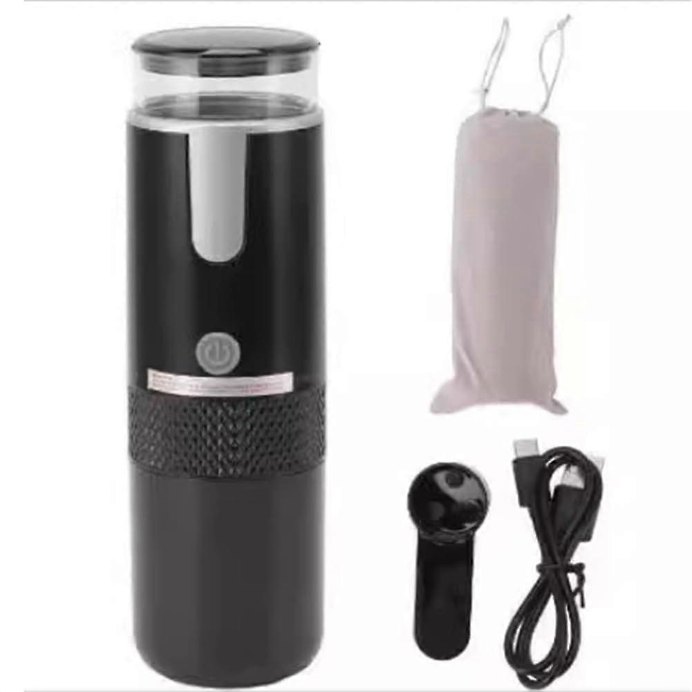 Portable Coffee Maker TypeC Rechargeable 1200mAh Battery OneButton Operation 2In1 Design For Hiking