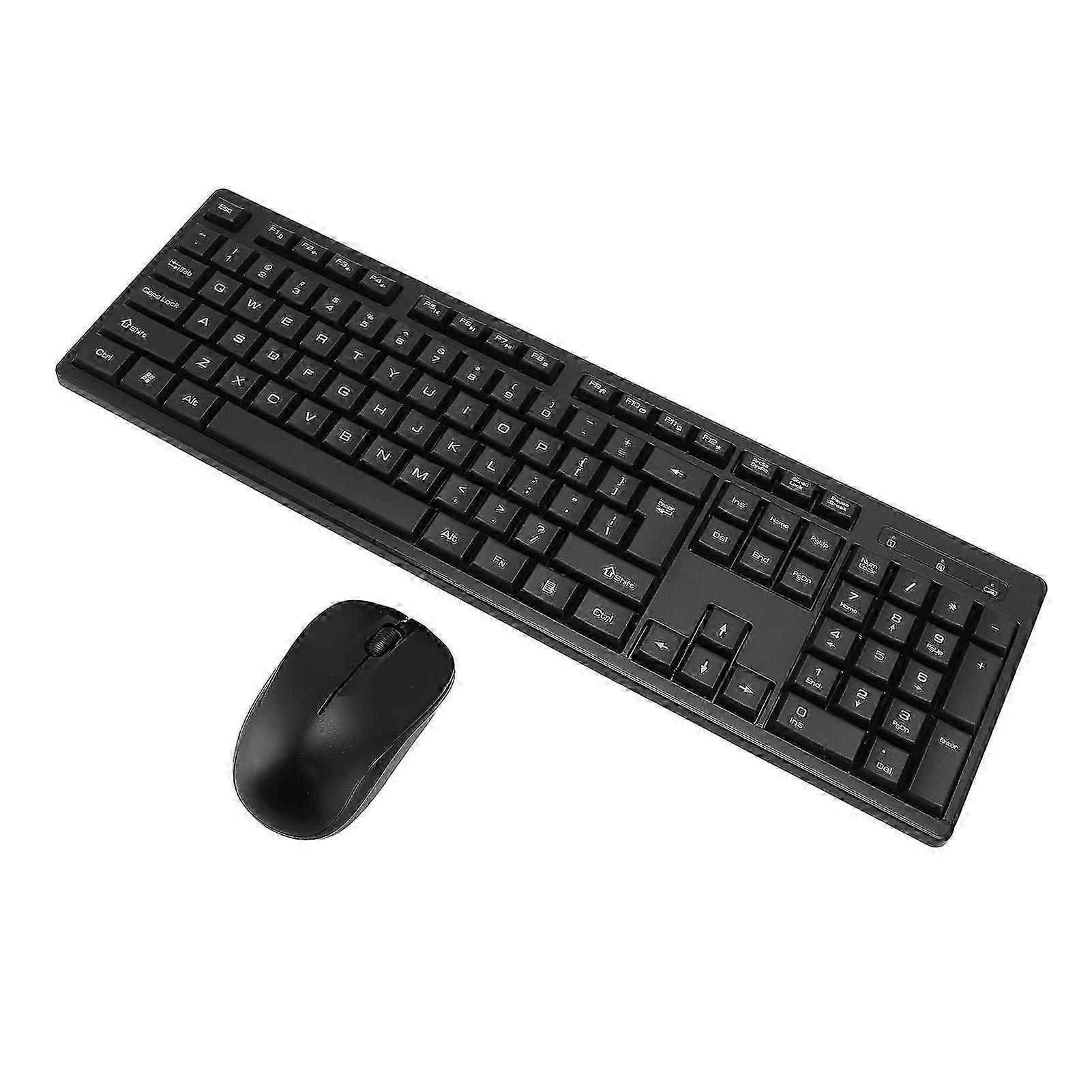 2.4G Wireless Keyboard Mouse Ergonomic Computer Wireless Keyboard and Mouse Combo