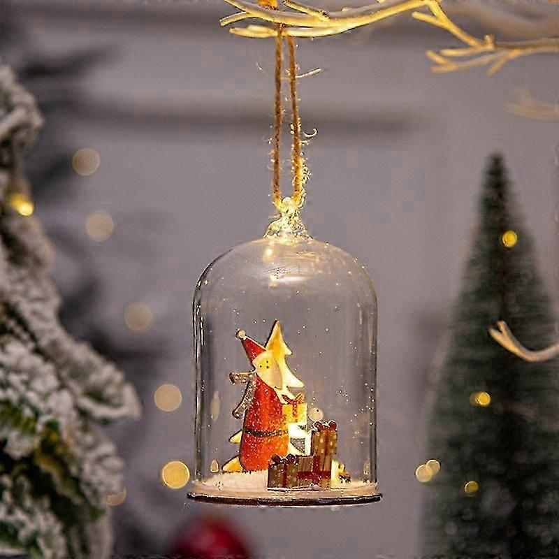 Christmas decorations, Christmas ornaments, Christmas night lights, Christmas decorations, scene layout, Christmas small and medium Santa Claus