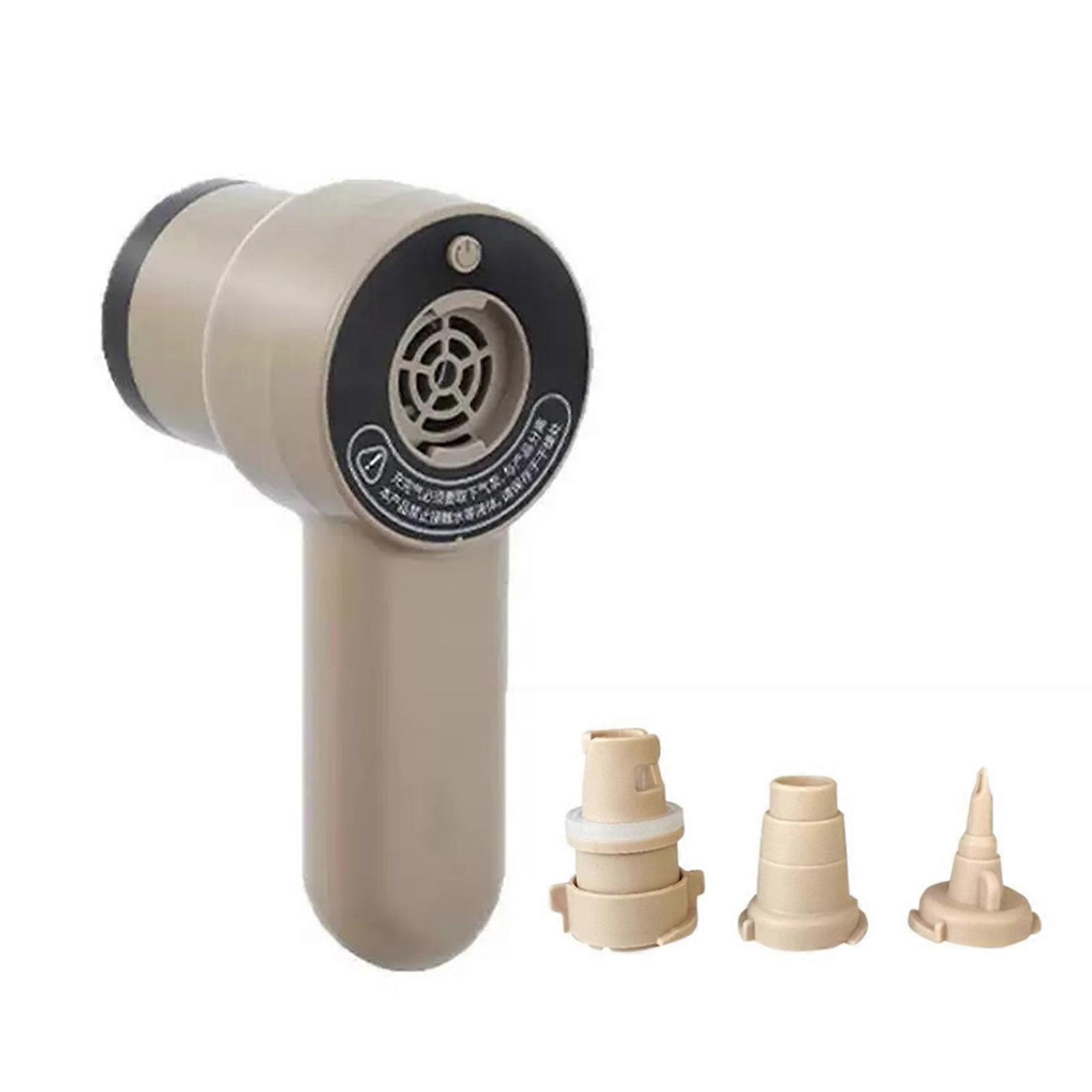 Efficient Handheld Rechargeable Inflator with 14000PA Capacity for Air Mattresses Watercrafts and Storage Sacks USB Usb CREATE Propelled Multicolor