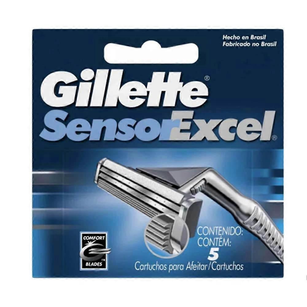 Gillette Sensor Excel férfi borotvapenge utántöltő, 5 Ea