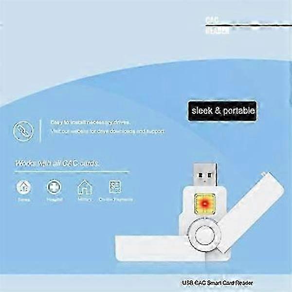 Card Reader USB C Smart Foldable Type C Common Access Tax Declaration SIM/ID/Bank Card Reader for Phone Laptop A