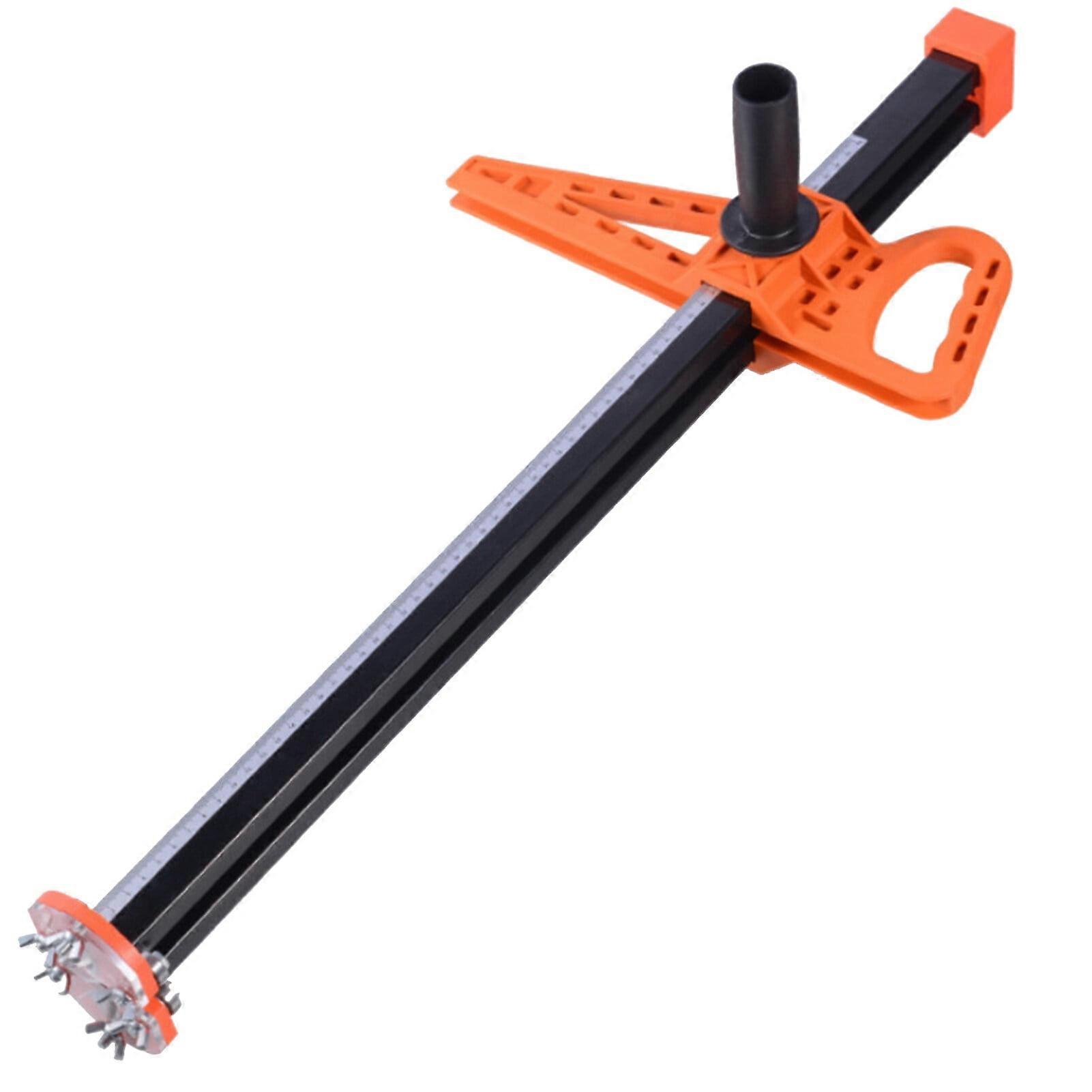 Gypsum Board Cutter Manual Precision Cutting Tool Portable for Drywall Hand Push with Double Hnadle and 4 Bearings 20-600mm Cutting Range