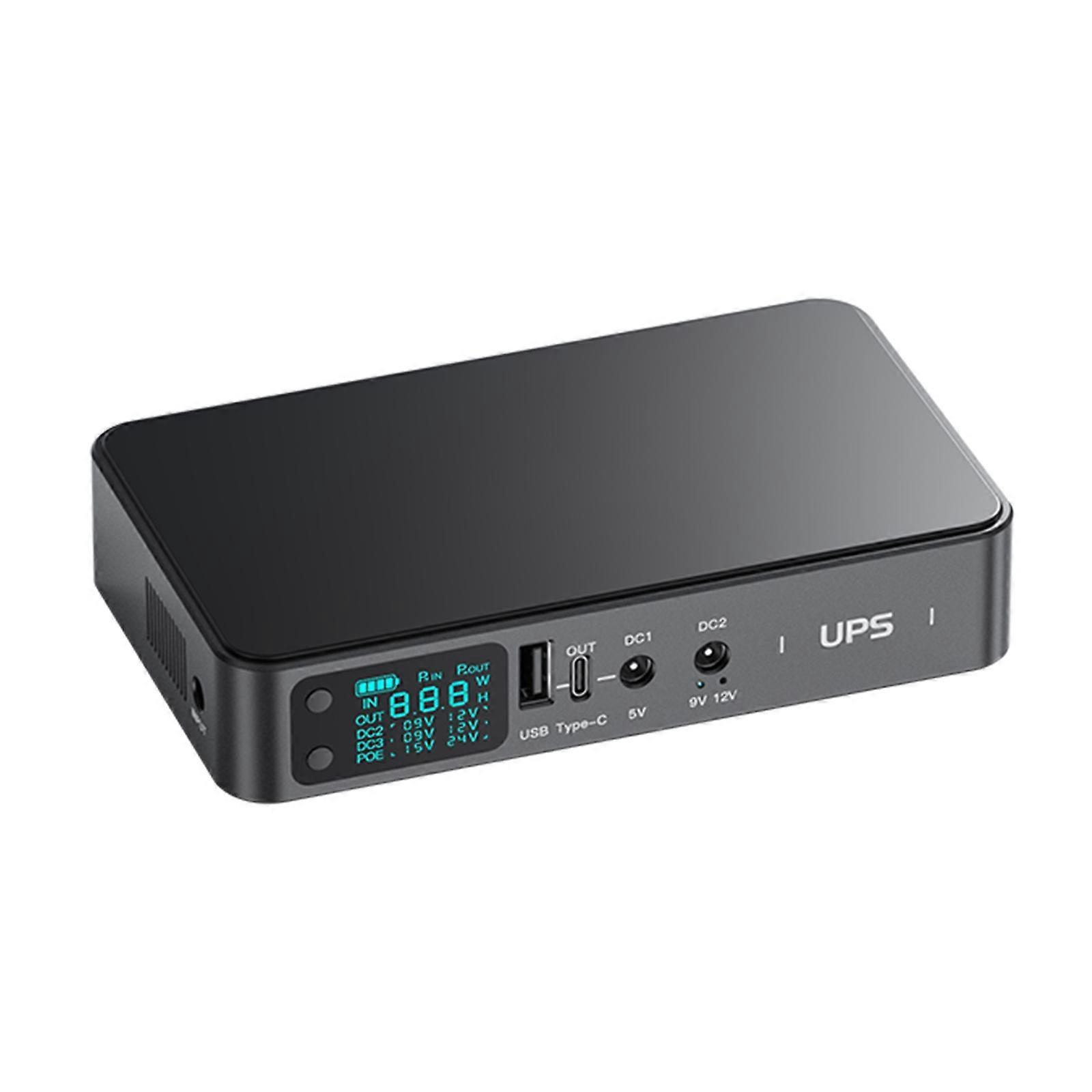 Energy Efficient Mini UPS DC5V9V12V2A 18000/10400/9000mAh Power Supply for Seamlessly Connection Devices During Outages Multicolor