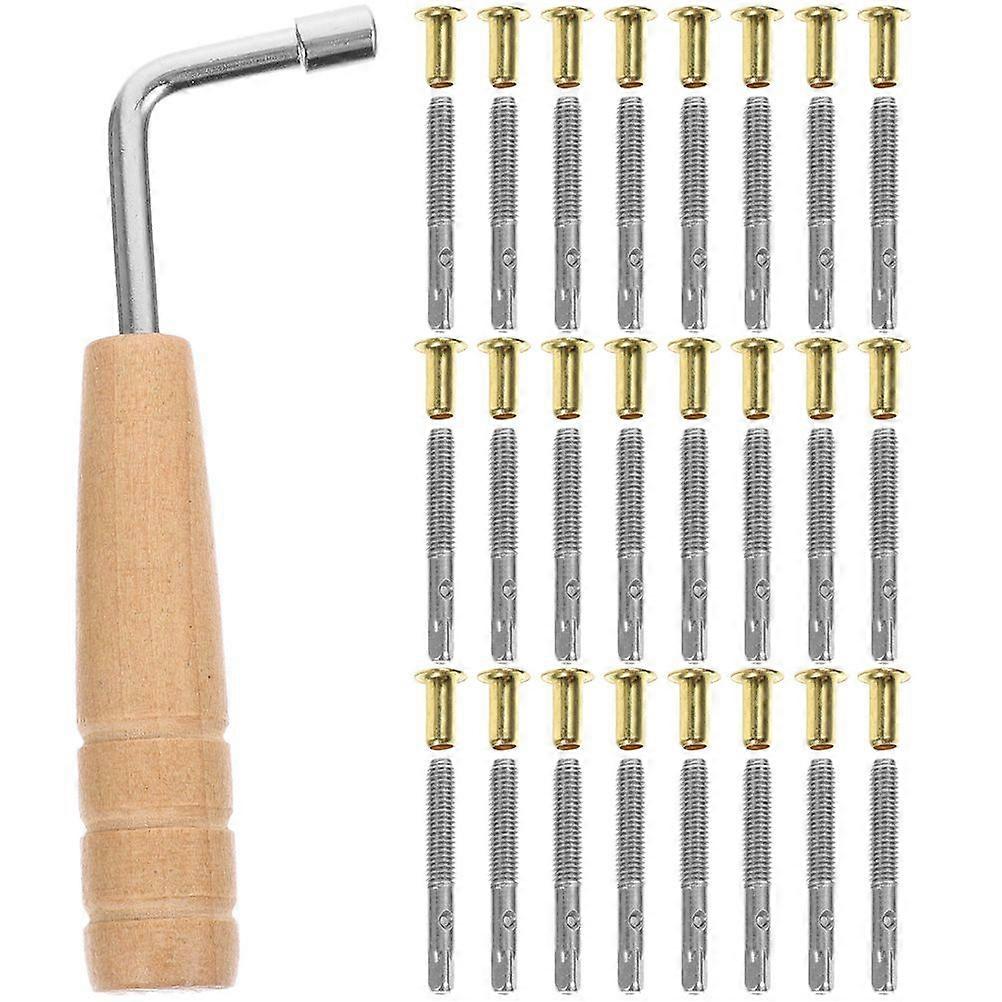 1 Set Lyre Harp Set Harp Tuning Pin Harp Tuning Wrench Harp Replacement Tool