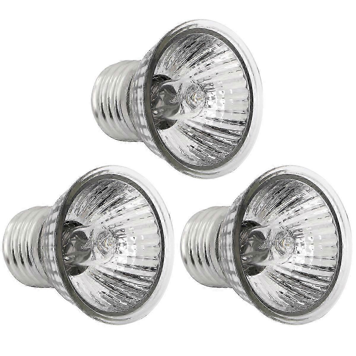 3 Pcs Heat Light Bulbs Reptile Warm Lamp Basking Lamp Lizard Snakes Spiders Reptile Heat Bulb Reptile Basking Bulb