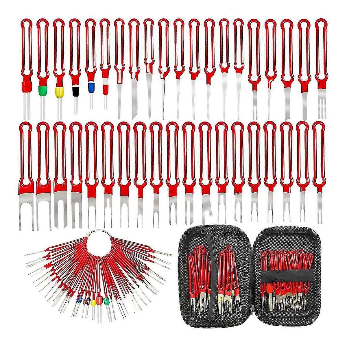 Terminal Removal Tool Kit 39 Pcs, Upgraded Pin Extractor Tool Wire Connector Electrical Pin Removal