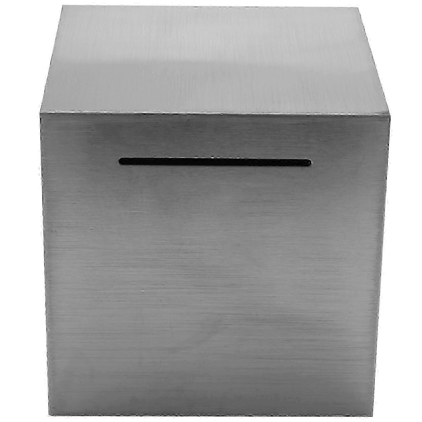 Safe Piggy Bank Made Of Stainless Stell,safe Box Money Savings Bank For Kids,can Only Save The Piggy Bank That Cannot Be Taken Out