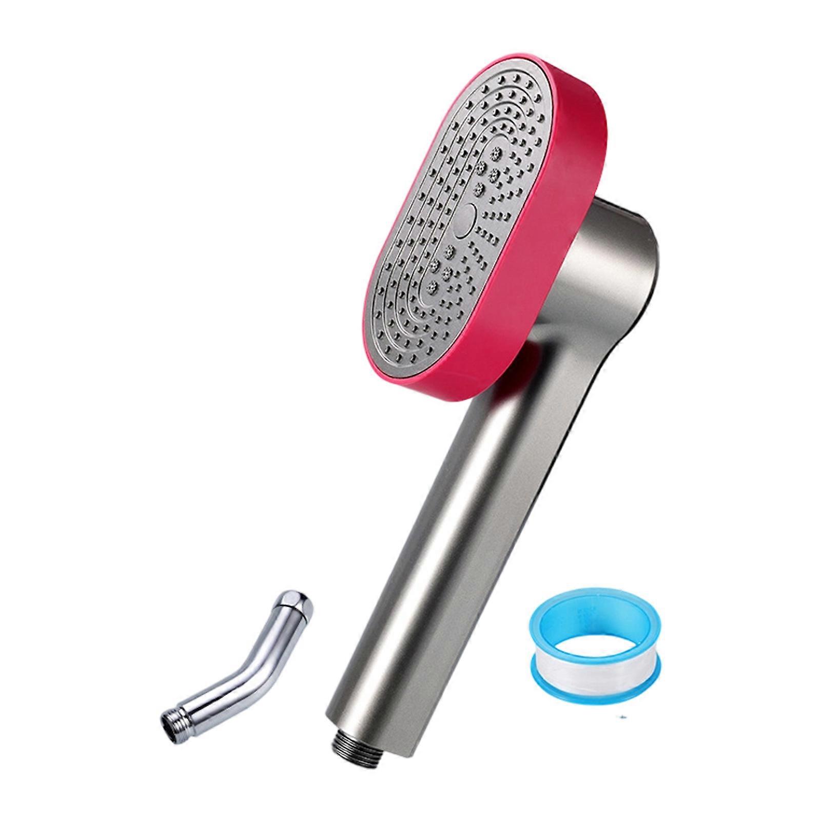 4 Speed Adjustable Handheld Shower Head Pressures Boosts 360 Rotatation Bath Shower Head for Low Water Flows Bathrooms Multicolor