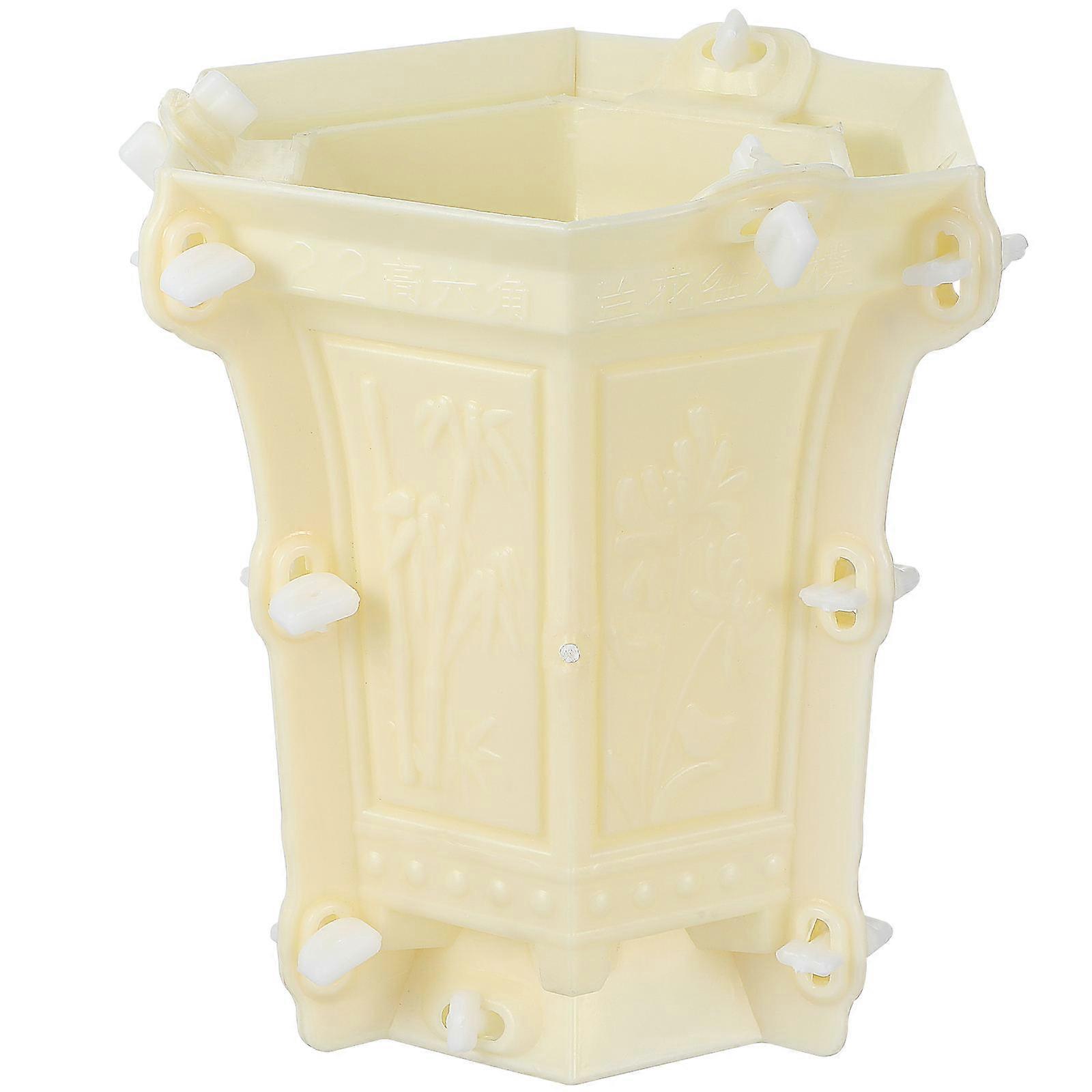 DIY Hexagonal Flower Pot Mold Unique Planter Epoxy Mold Craft Making Mold