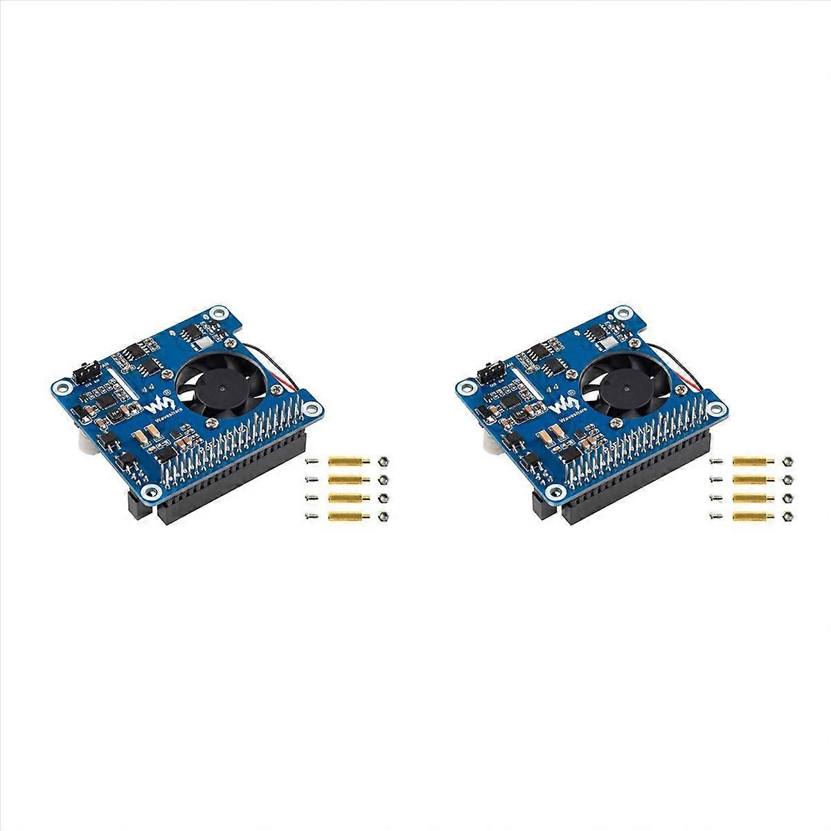 2X POE HAT (C) für 4B/3B+, Power over Ethernet HAT, unterstützt IEEE 802.3Af/AT-konformes Netzwerk
